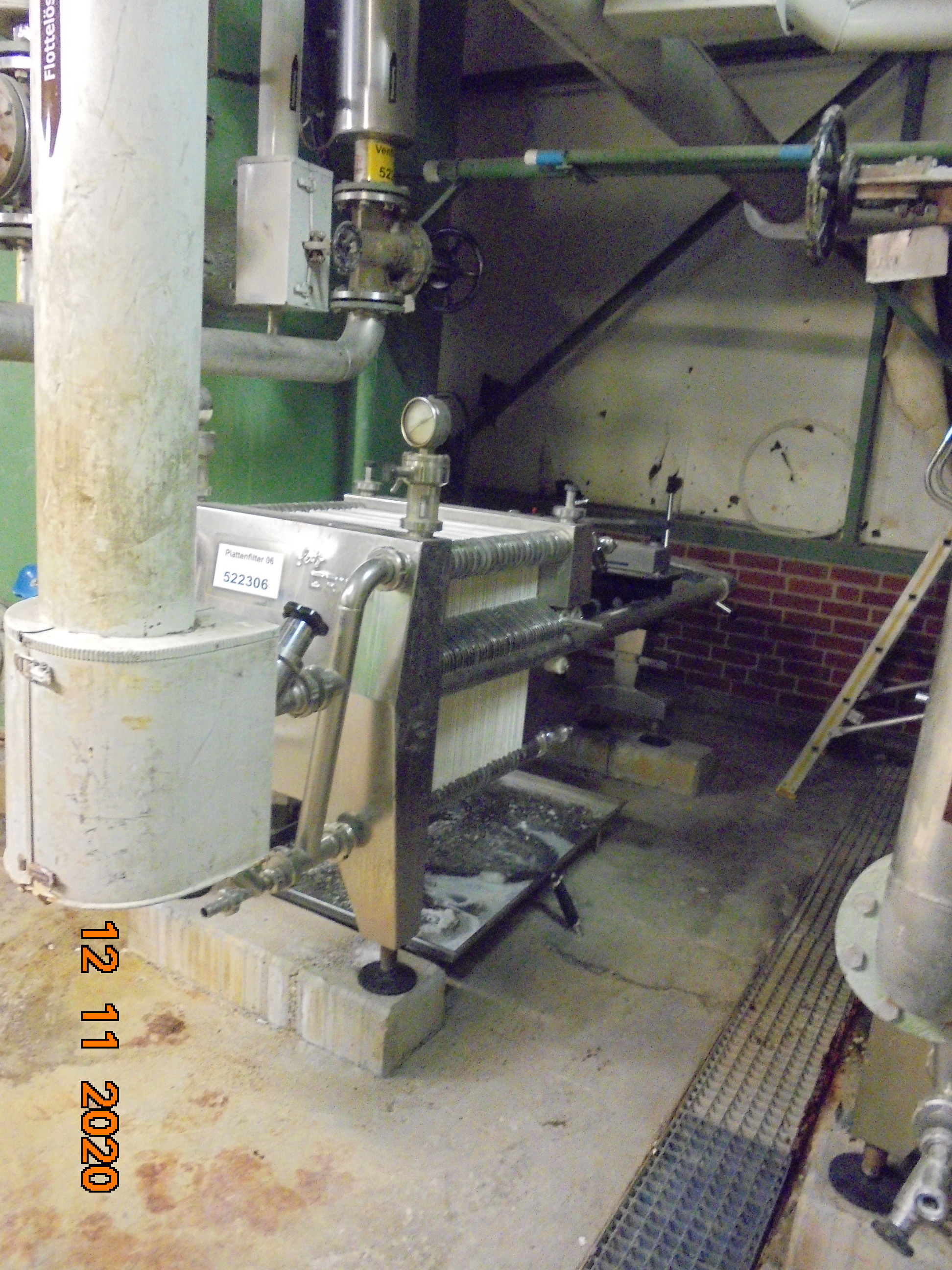 321 Stainless Steel Seitz 60A100  Filter Press - IPP# 229372