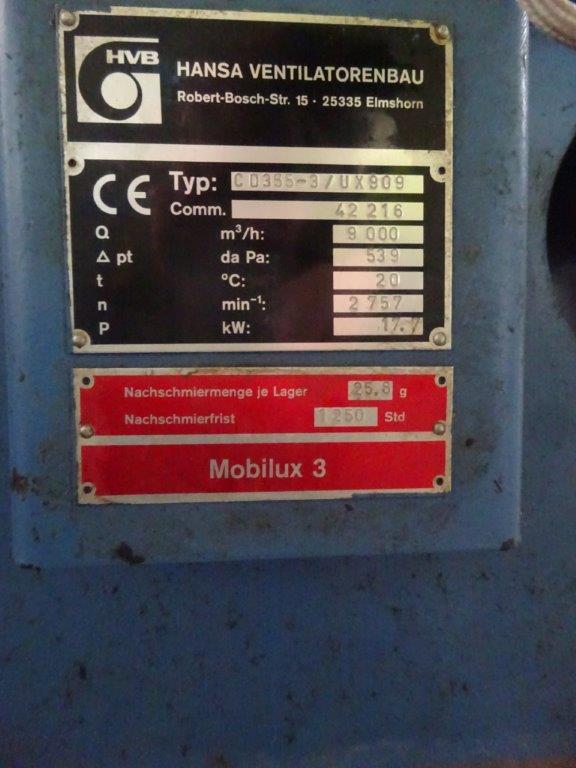  Stainless Steel 321  Blower 9,000 m3/h (5,297 CFM) For Sale - IPP# 229375