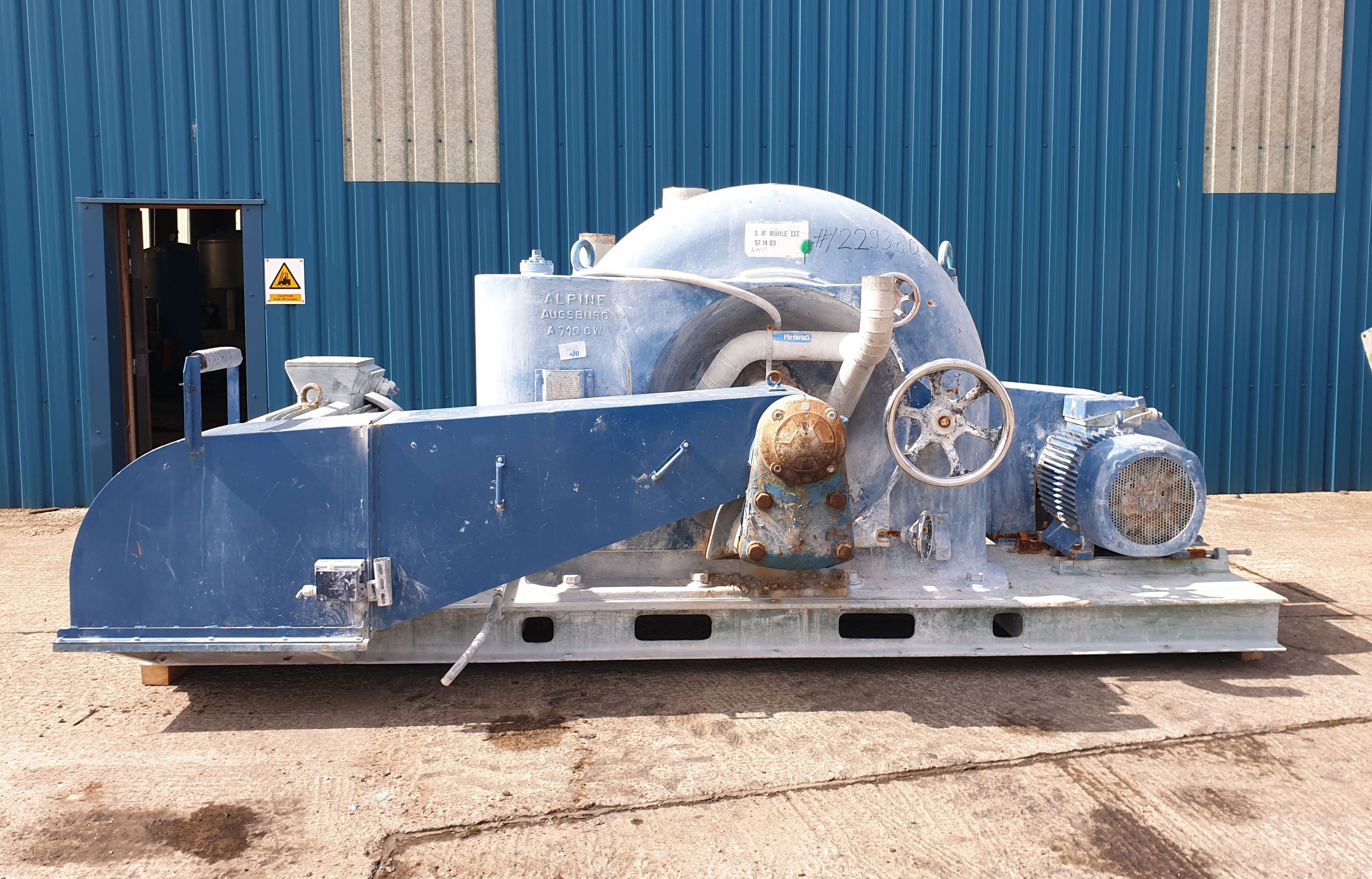  Granulator/Disintegrator Pulverizer 48 kW (64.4 HP) Stainless Steel 321 For Sale - IPP# 229380