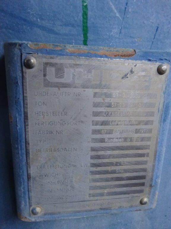  Stainless Steel 321 Separators Screener 1,600 mm (63 in) For Sale - IPP# 229384