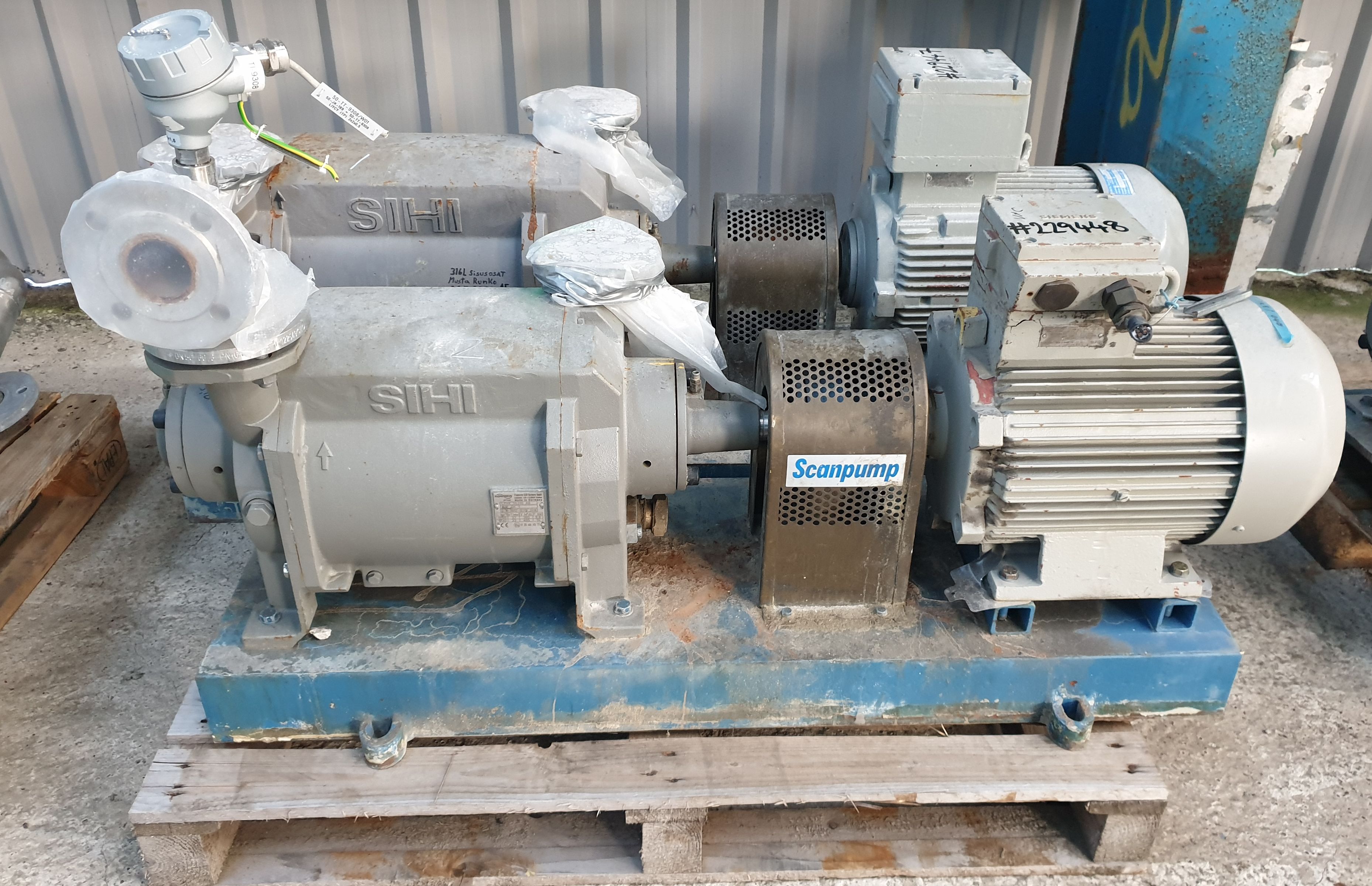 Carbon Steel SIHI LPHX 55316 AB Pump-Vacuum - IPP# 229448