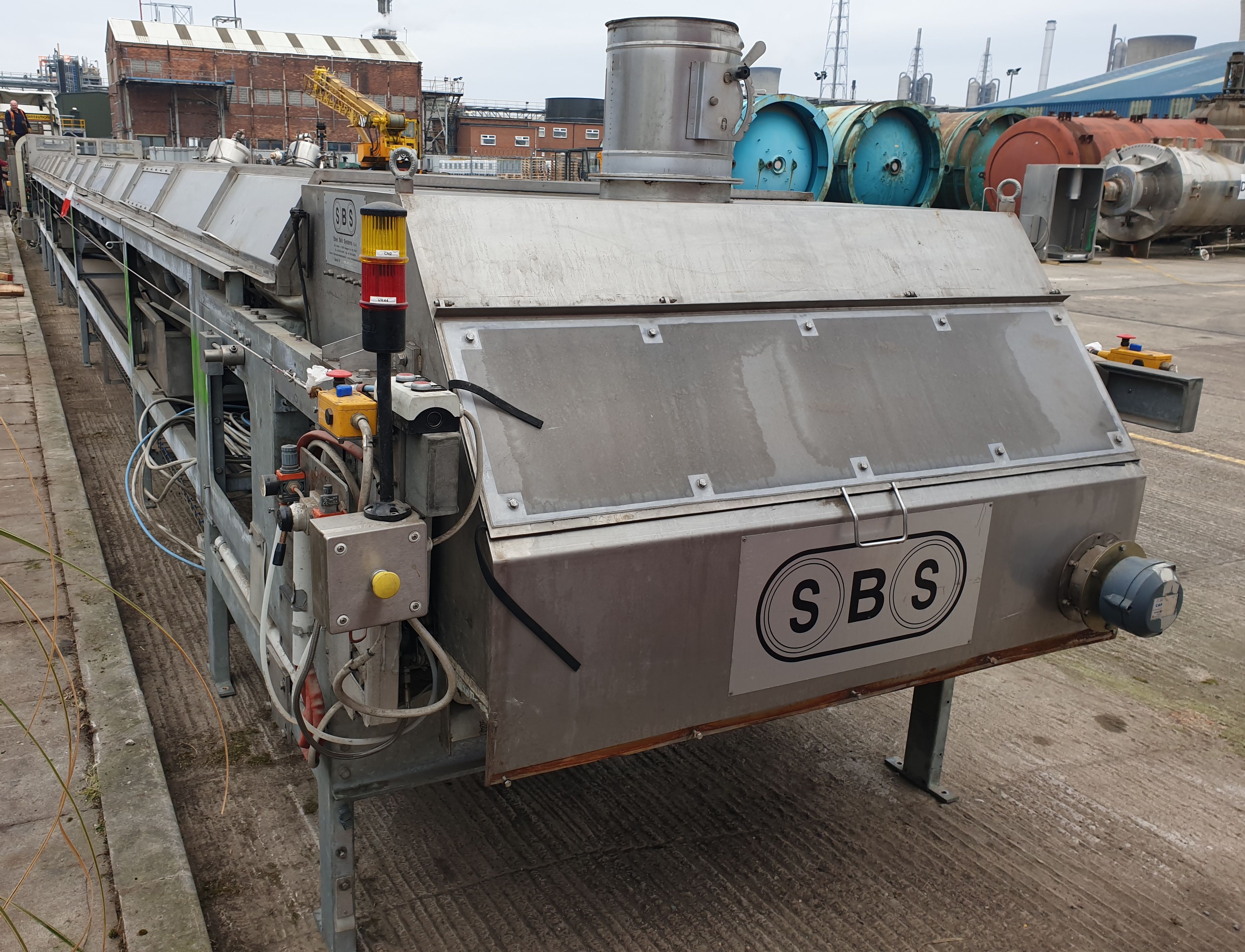 Stainless Steel 304 Steel Belt Systems  Dryer-Flaker Drum and Belt - IPP# 229478