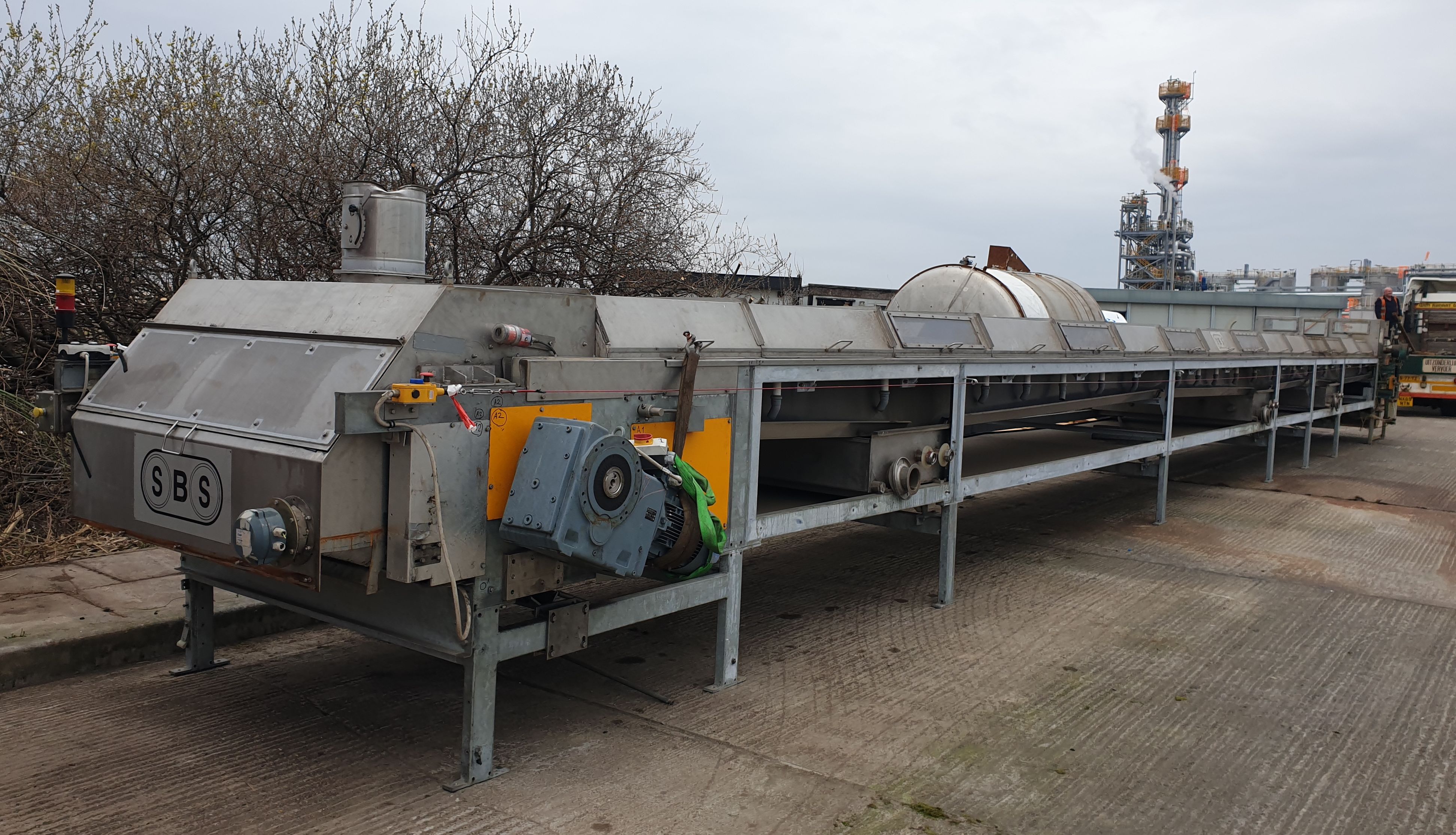 Stainless Steel 304 Steel Belt Systems  Dryer-Flaker Drum and Belt - IPP# 229478