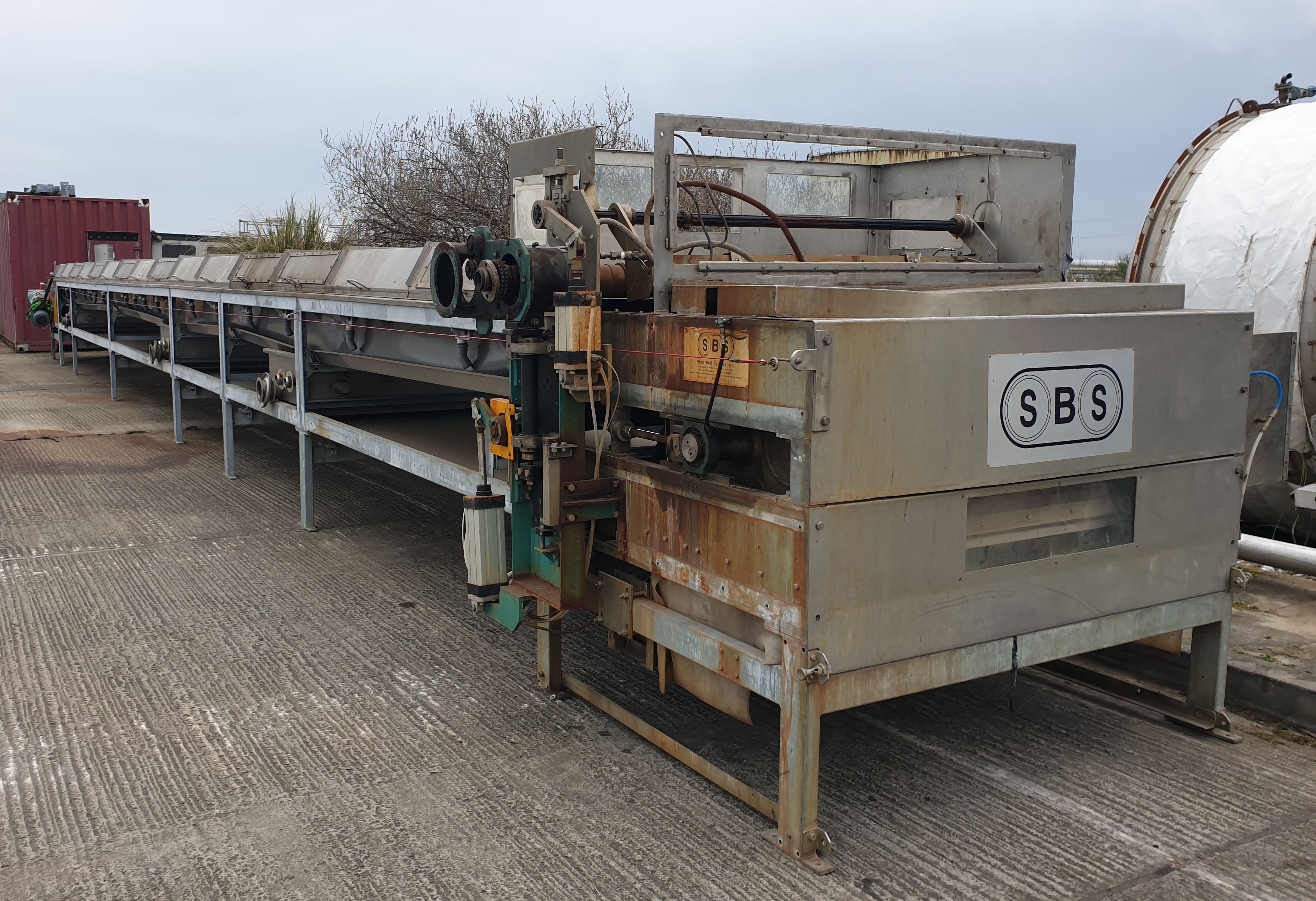 Stainless Steel 304 Steel Belt Systems  Dryer-Flaker Drum and Belt - IPP# 229478