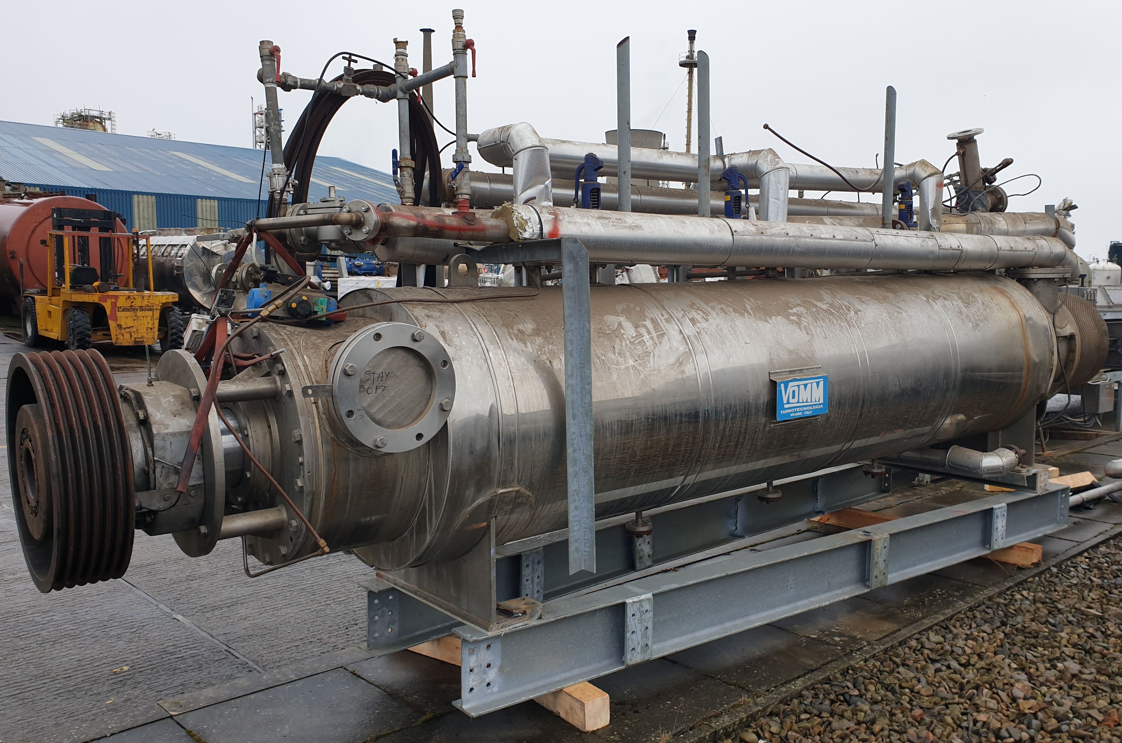 Stainless Steel 304 VOMM Turbotechnologia  Dryer- Ribbon & Paddle - IPP# 229479