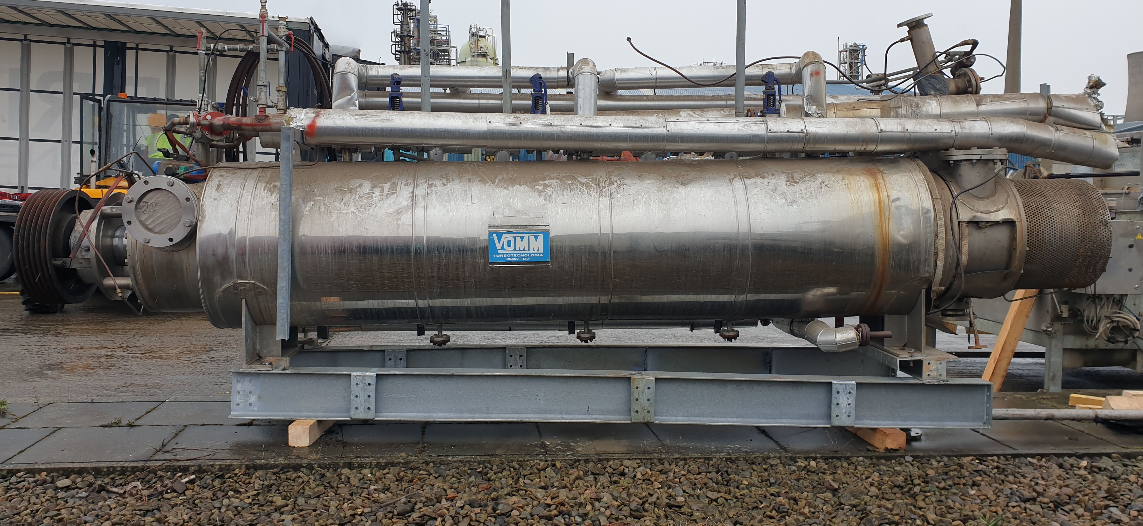 Stainless Steel 304 VOMM Turbotechnologia  Dryer- Ribbon & Paddle - IPP# 229479
