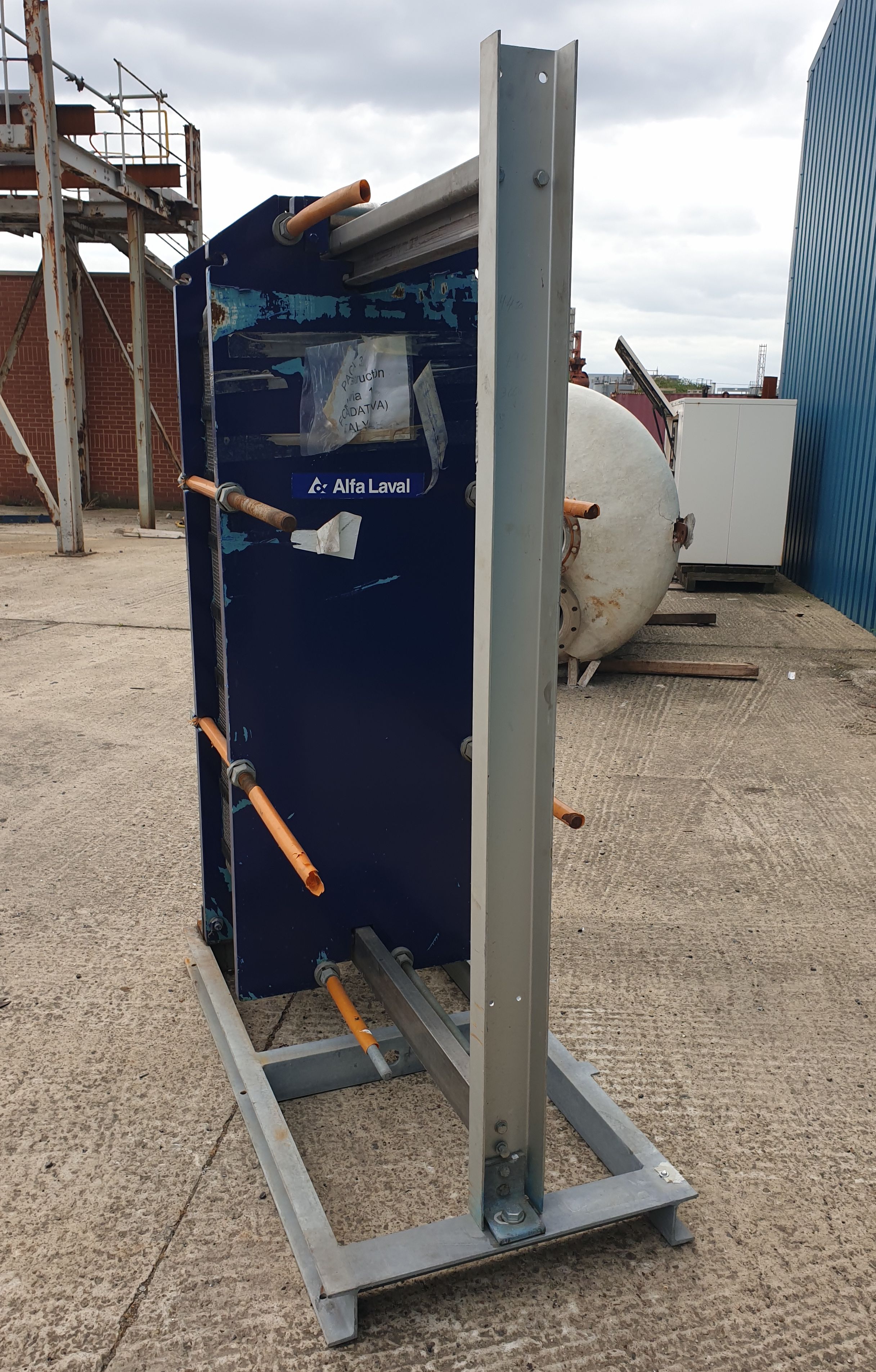 Stainless Steel 316 Alfa Laval M15-BFM8 Plate and Frame Heat Exchanger - IPP# 229489