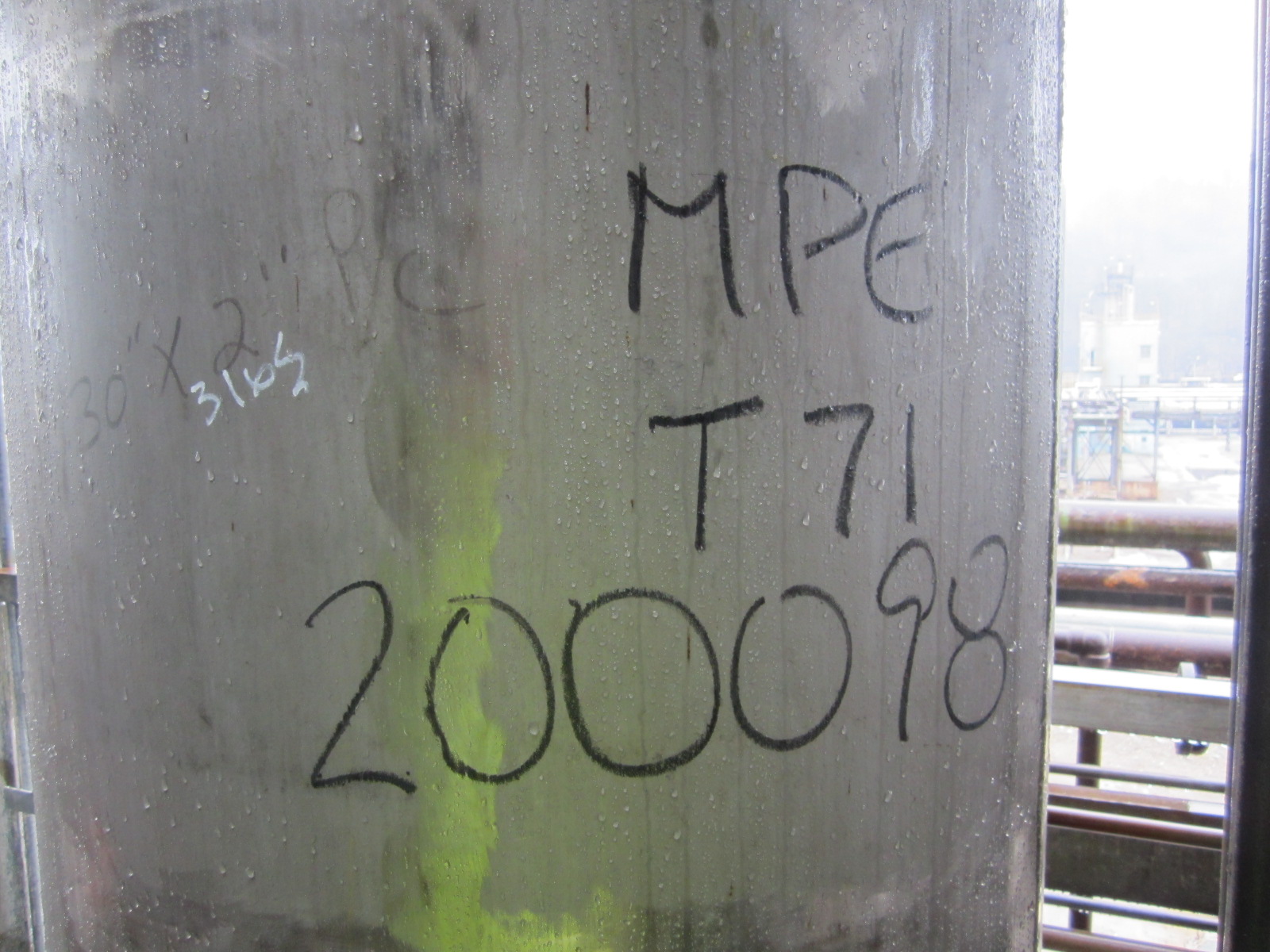  Stainless Steel 316 Tray Column 762 mm (30 in) For Sale - IPP# 220098