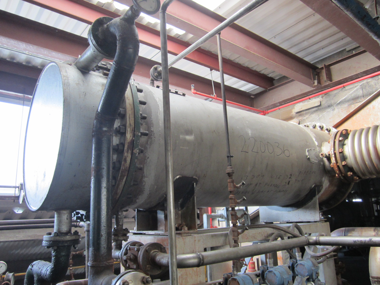  Shell and Tube Heat Exchanger 81.6 m² (878 ft²) Stainless Steel 304 For Sale - IPP# 220036
