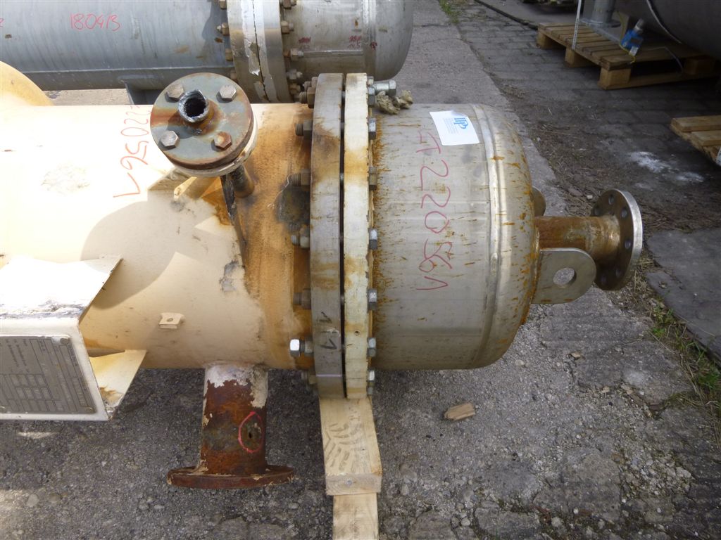  Shell and Tube Heat Exchanger 18.2 m² (195.9 ft²) Stainless Steel Austenitic For Sale - IPP# 220561