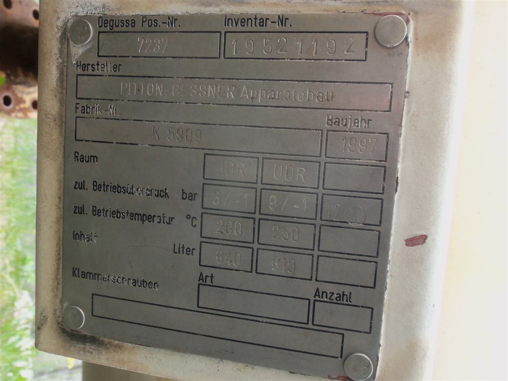  Stainless Steel Austenitic Rising/Falling Film Evaporator  For Sale - IPP# 220585