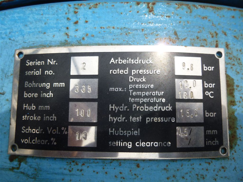   Reciprocating Compressor 910 m3/h (535.6 CFM) For Sale - IPP# 220597