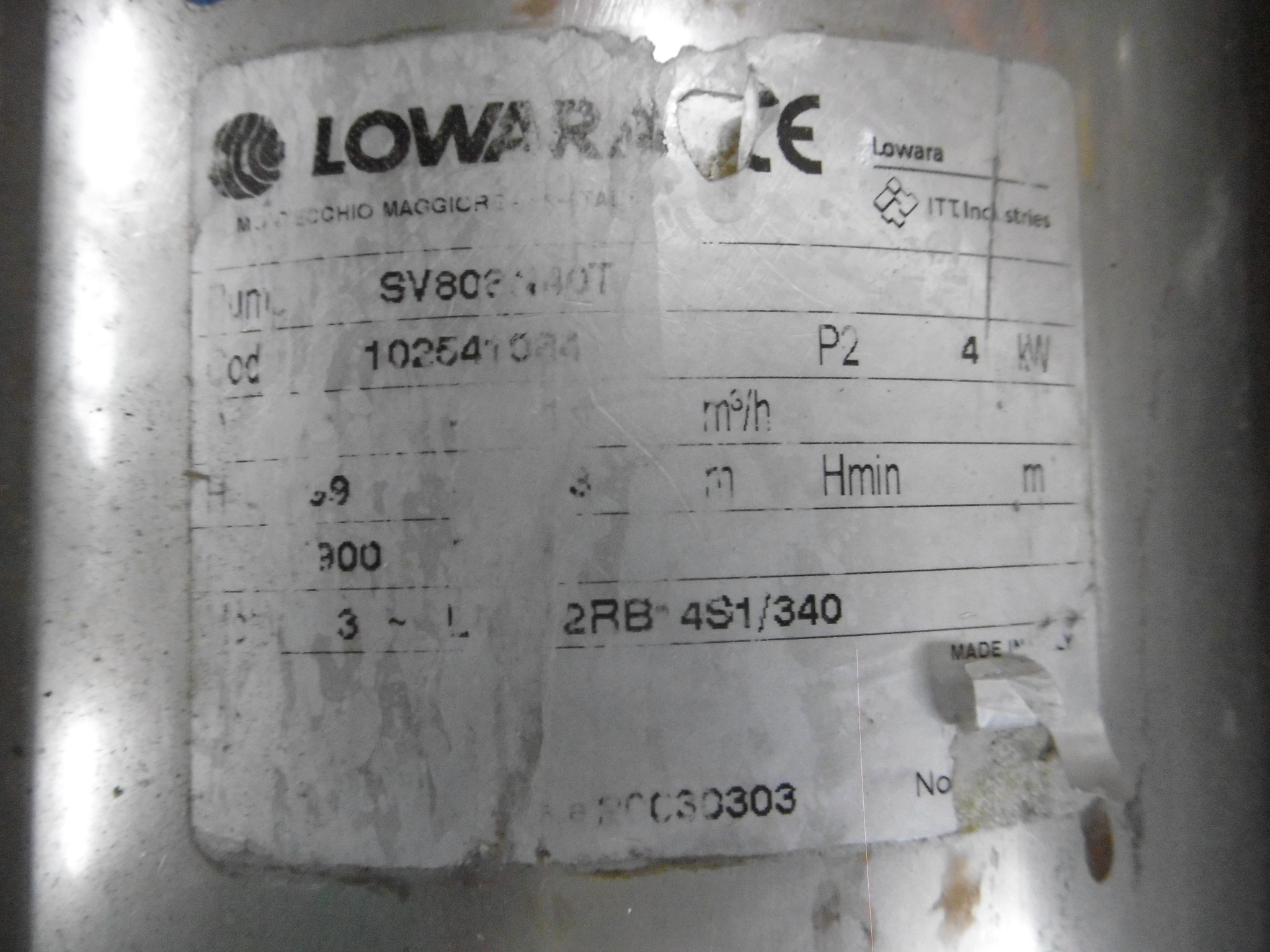  Centrifugal Pump  Stainless Steel 316L For Sale - IPP# 220537