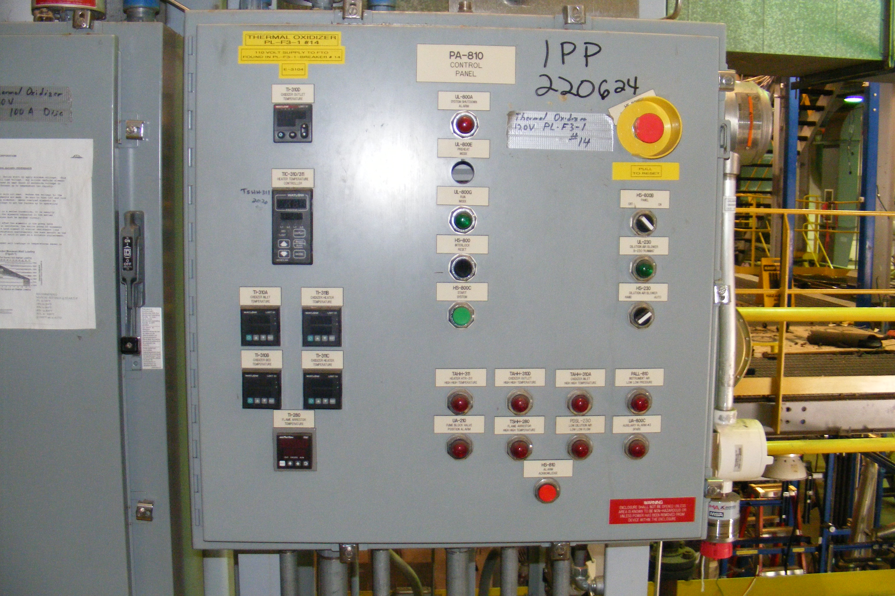  Carbon Steel  Incinerator 252,000 BTU/h (99 HP) For Sale - IPP# 220624