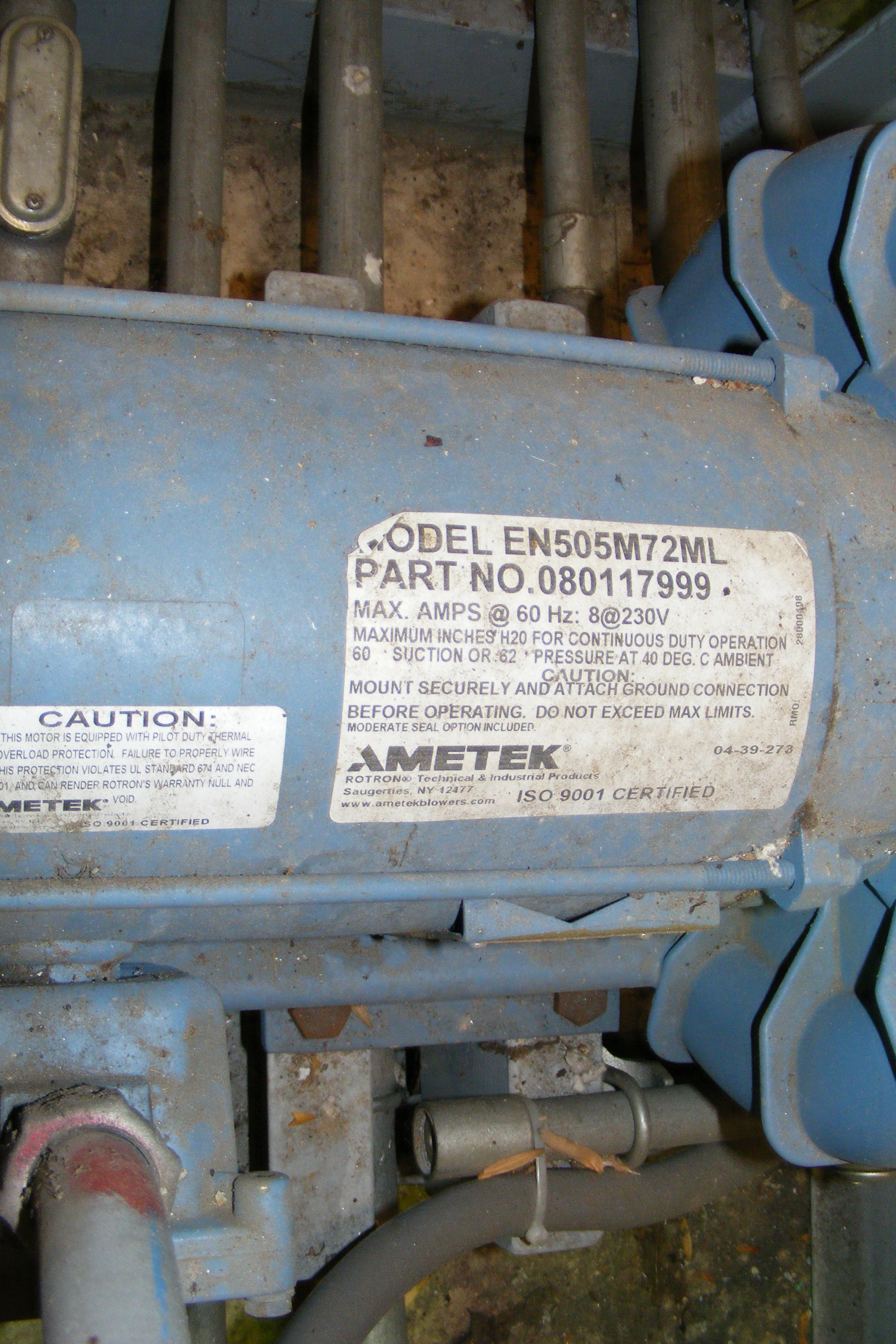  Carbon Steel  Incinerator 252,000 BTU/h (99 HP) For Sale - IPP# 220624