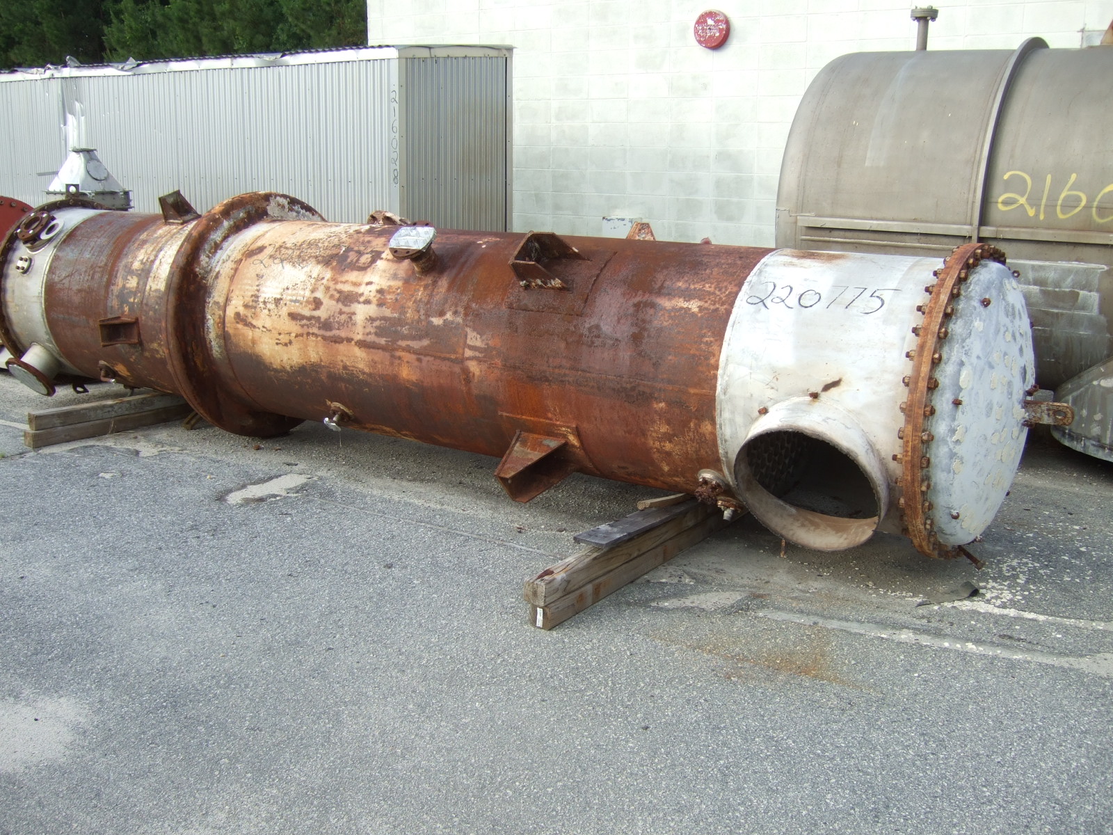 Stainless Steel 316 Buflo Vac-Blaw Knox Shell and Tube Heat Exchanger - IPP# 220775