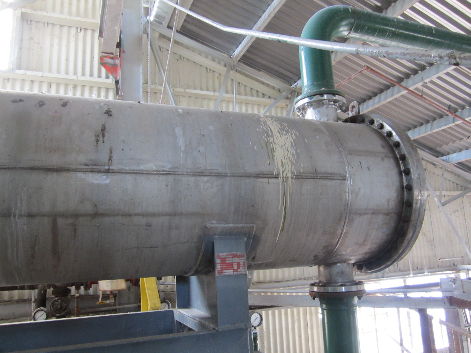 Stainless Steel 316 Buffalo Technologies, (Blaw-Knox) 12-57230-01 Shell and Tube Heat Exchanger - IPP# 220779