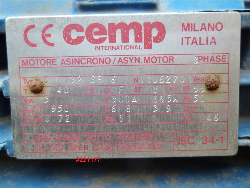  Reciprocating Pump 25 m3/h (110.1 GPM) Stainless Steel 316 For Sale - IPP# 221177