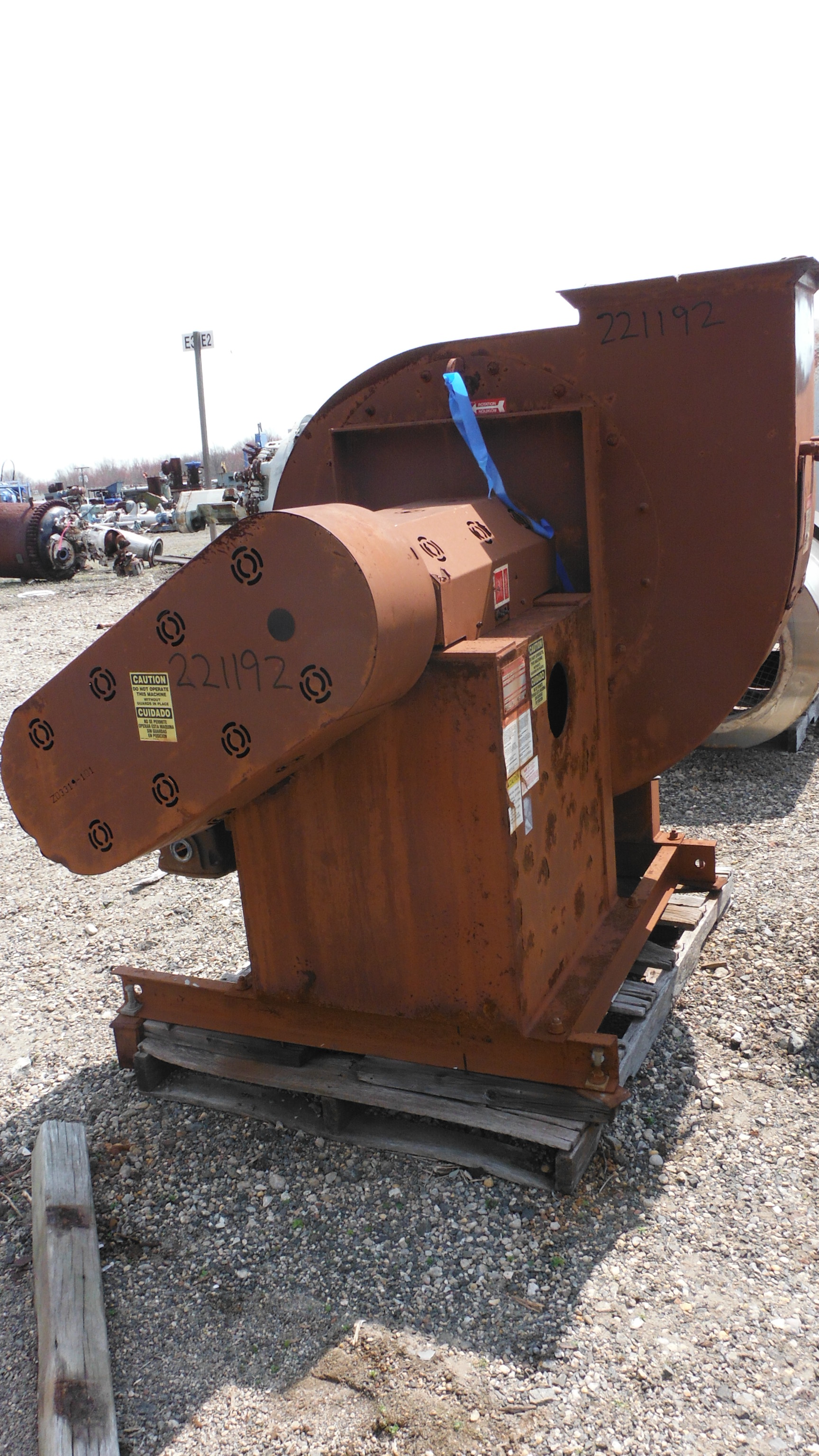  Carbon Steel  Blower 9,345 m3/h (5,500 CFM) For Sale - IPP# 221192