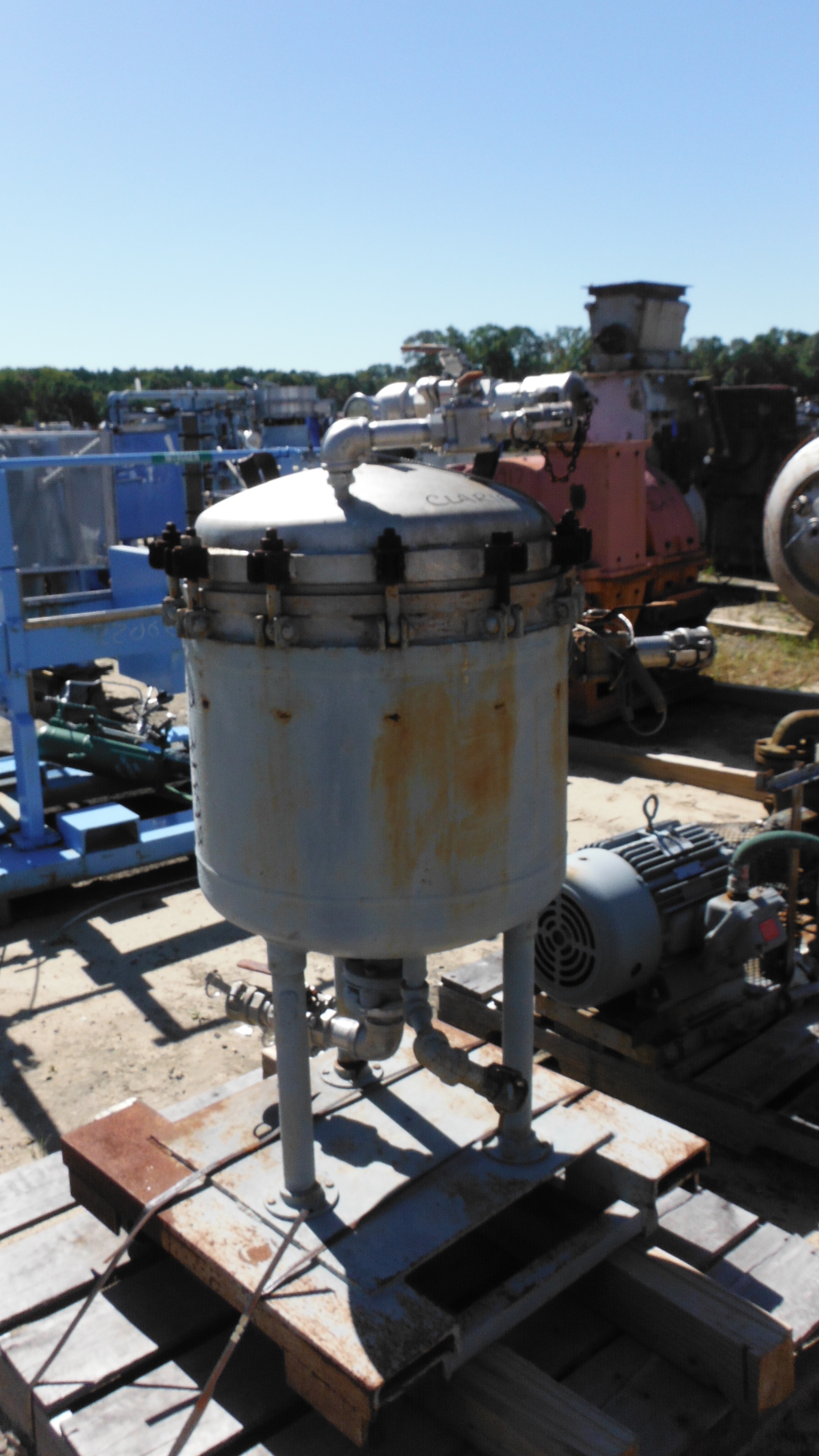 Stainless Steel 316 Sparkler 18-D-8 Pressure Leaf Filter
