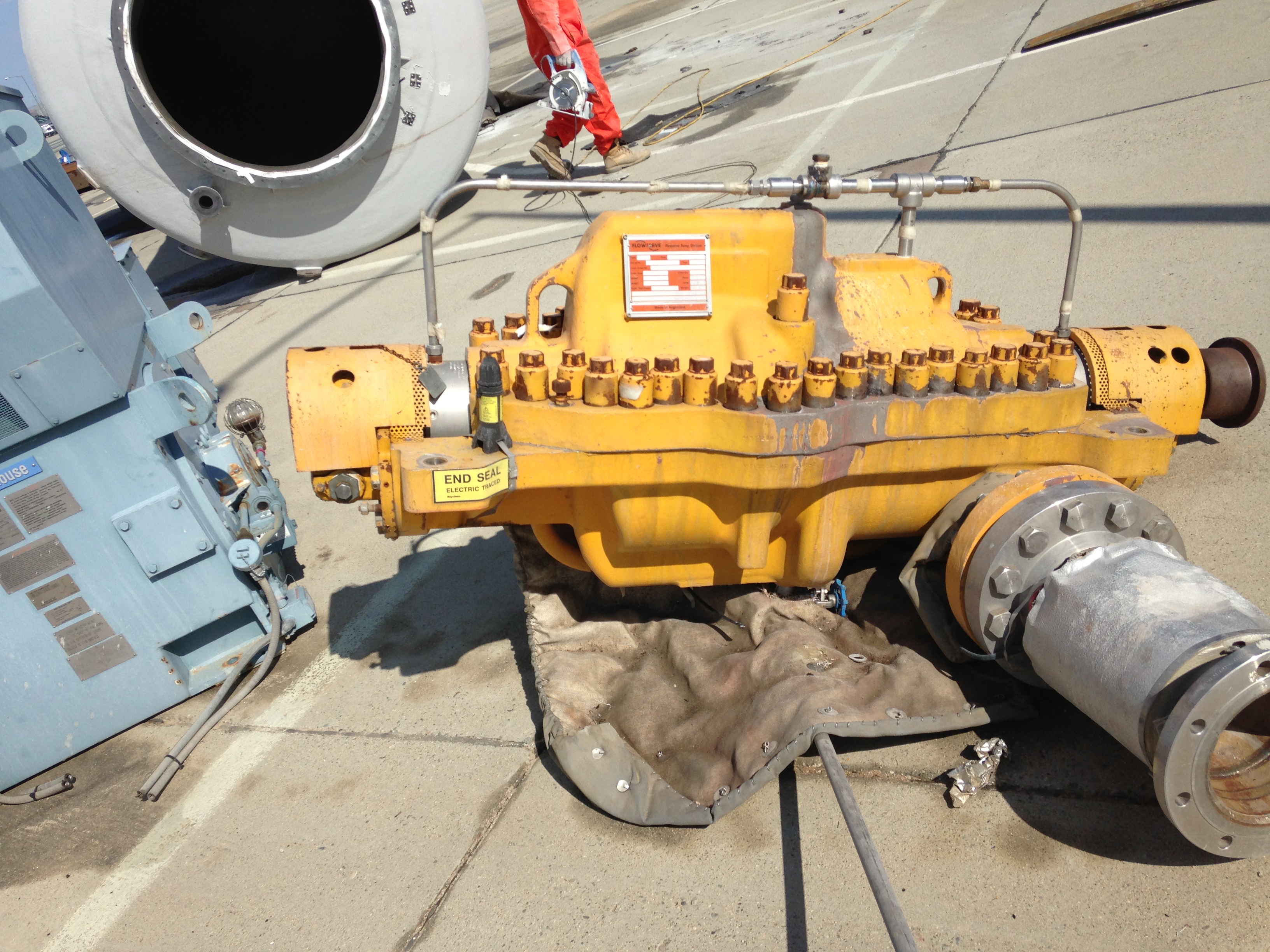 Carbon Steel Flowserve DA Centrifugal Pump - IPP# 221285