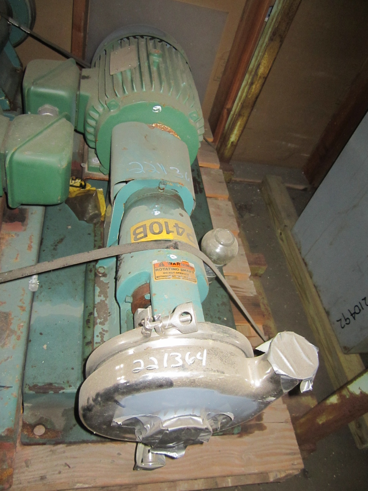 Stainless Steel 304 Tri Clover Z0779 Centrifugal Pump - IPP# 221364
