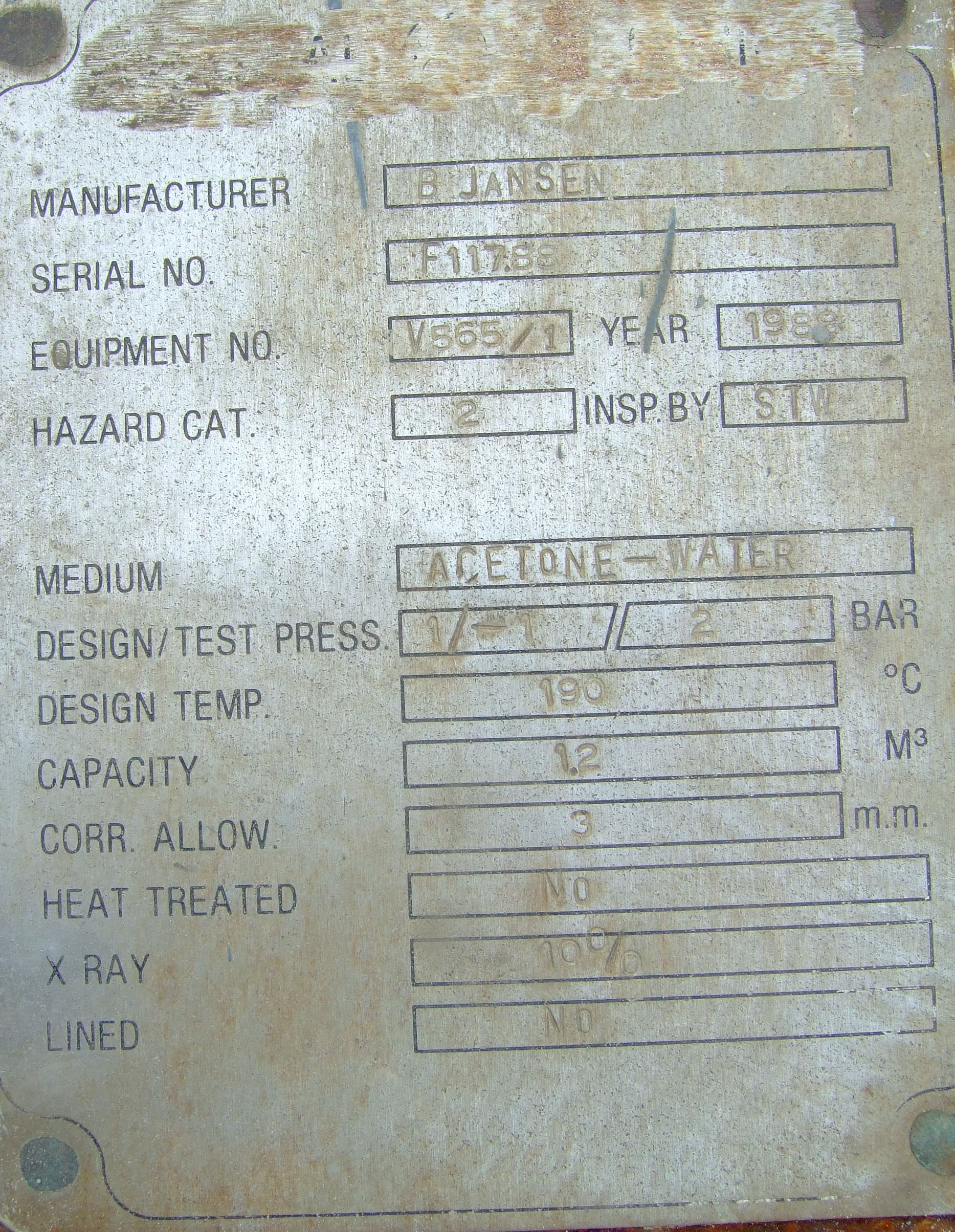 Carbon Steel B. Jansem Packed Column - IPP# 221638