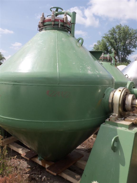 Glasslined Technoglass DA-4000l Dryer-Twin Shell & Double Cone - IPP# 221722