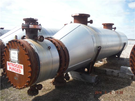 Unused Stainless Steel 316 Clad Shell and Tube Heat Exchanger - IPP# 222149
