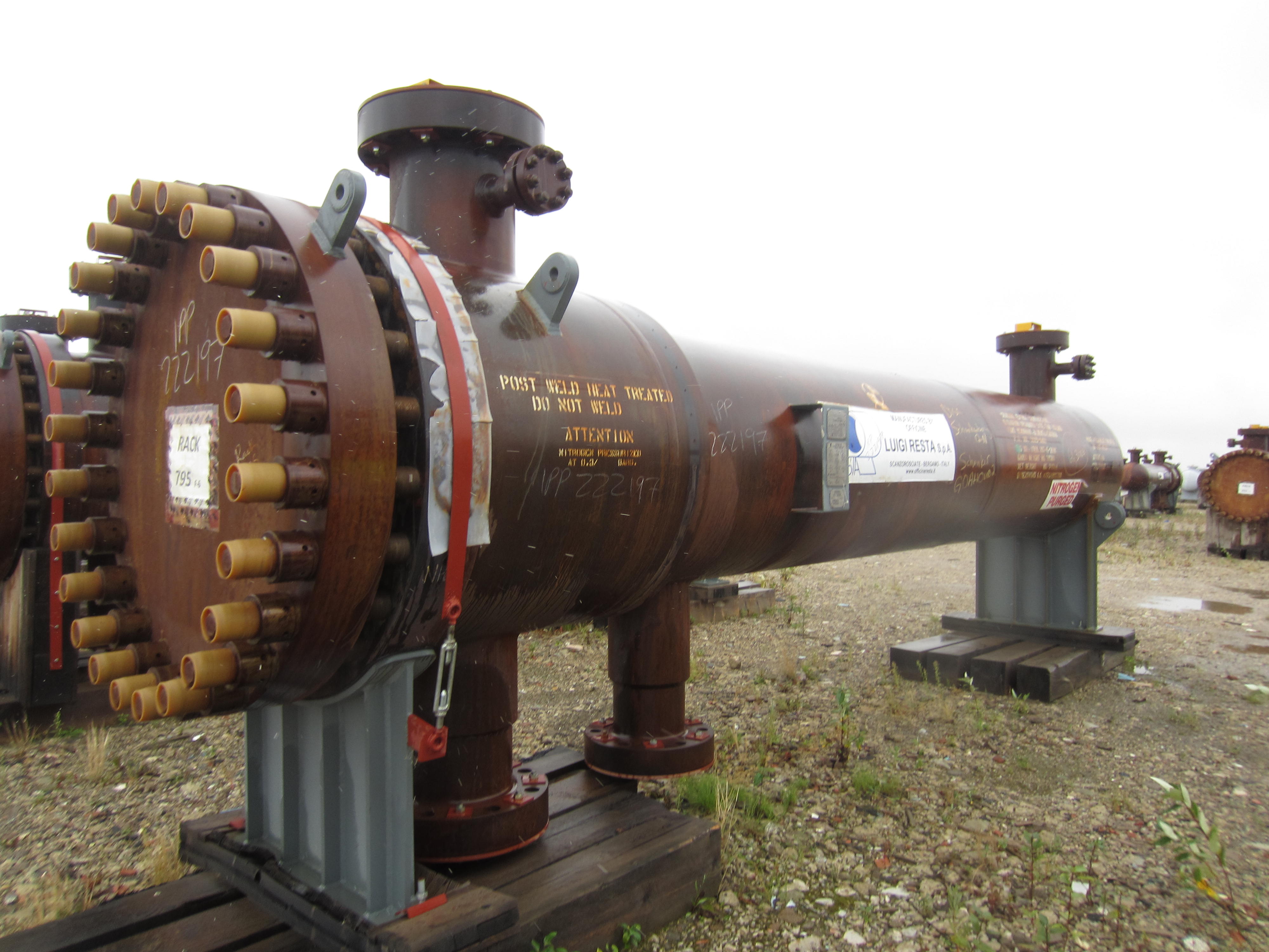 Unused Stainless Steel 321 Clad Shell and Tube Heat Exchanger - IPP# 222197