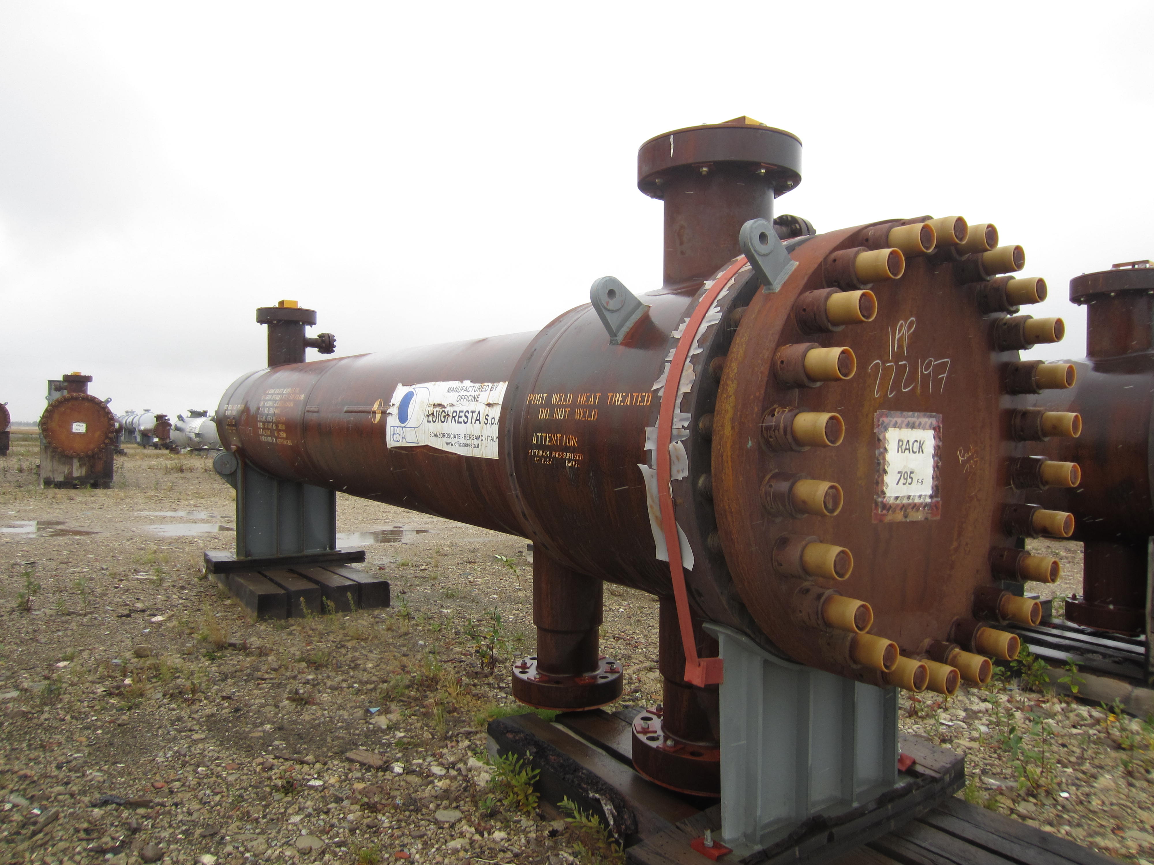 Unused Stainless Steel 321 Clad Shell and Tube Heat Exchanger - IPP# 222197