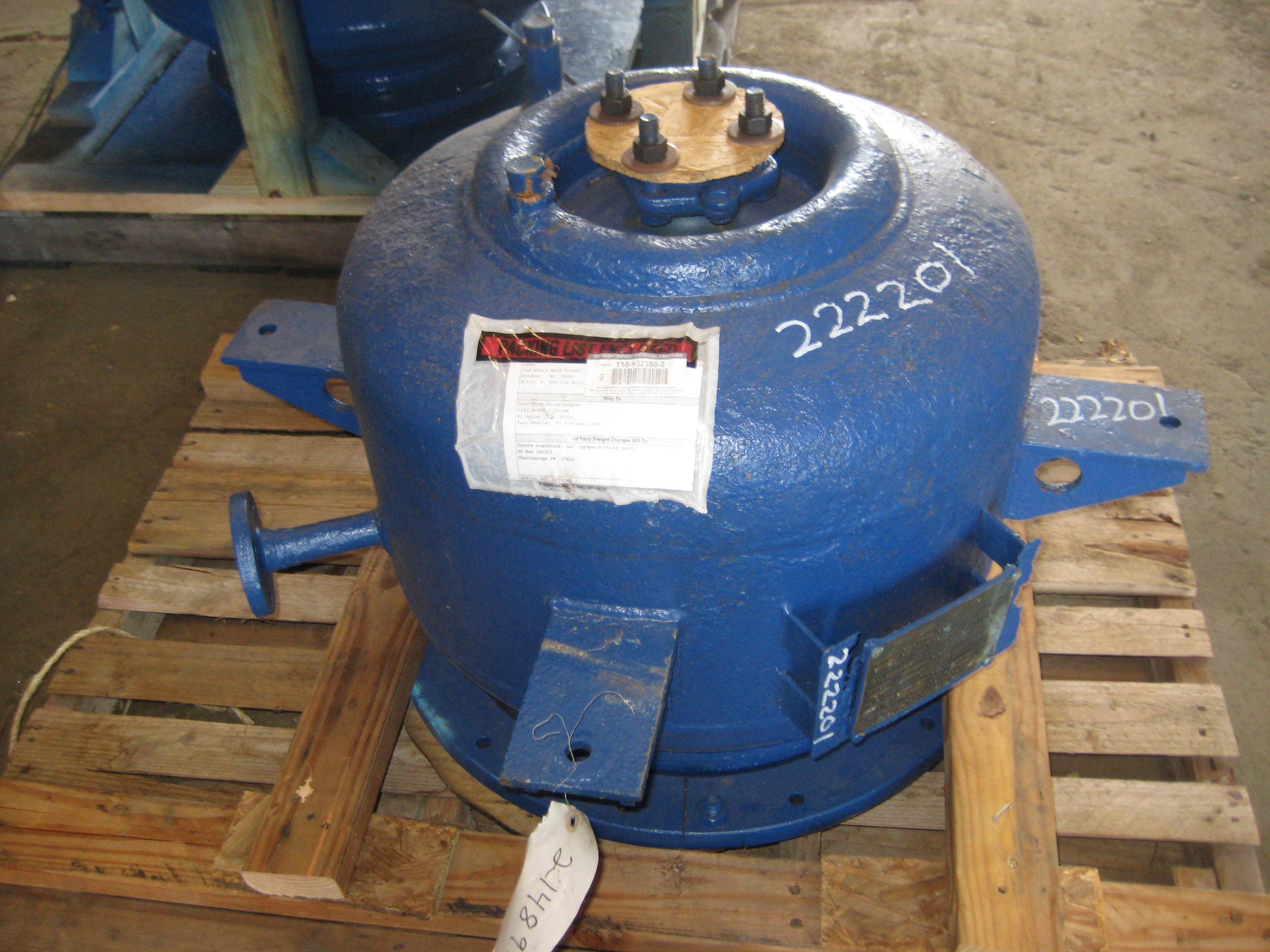 Glasslined DeDietrich CTJ Batch Type Body Only Reactor - IPP# 222201