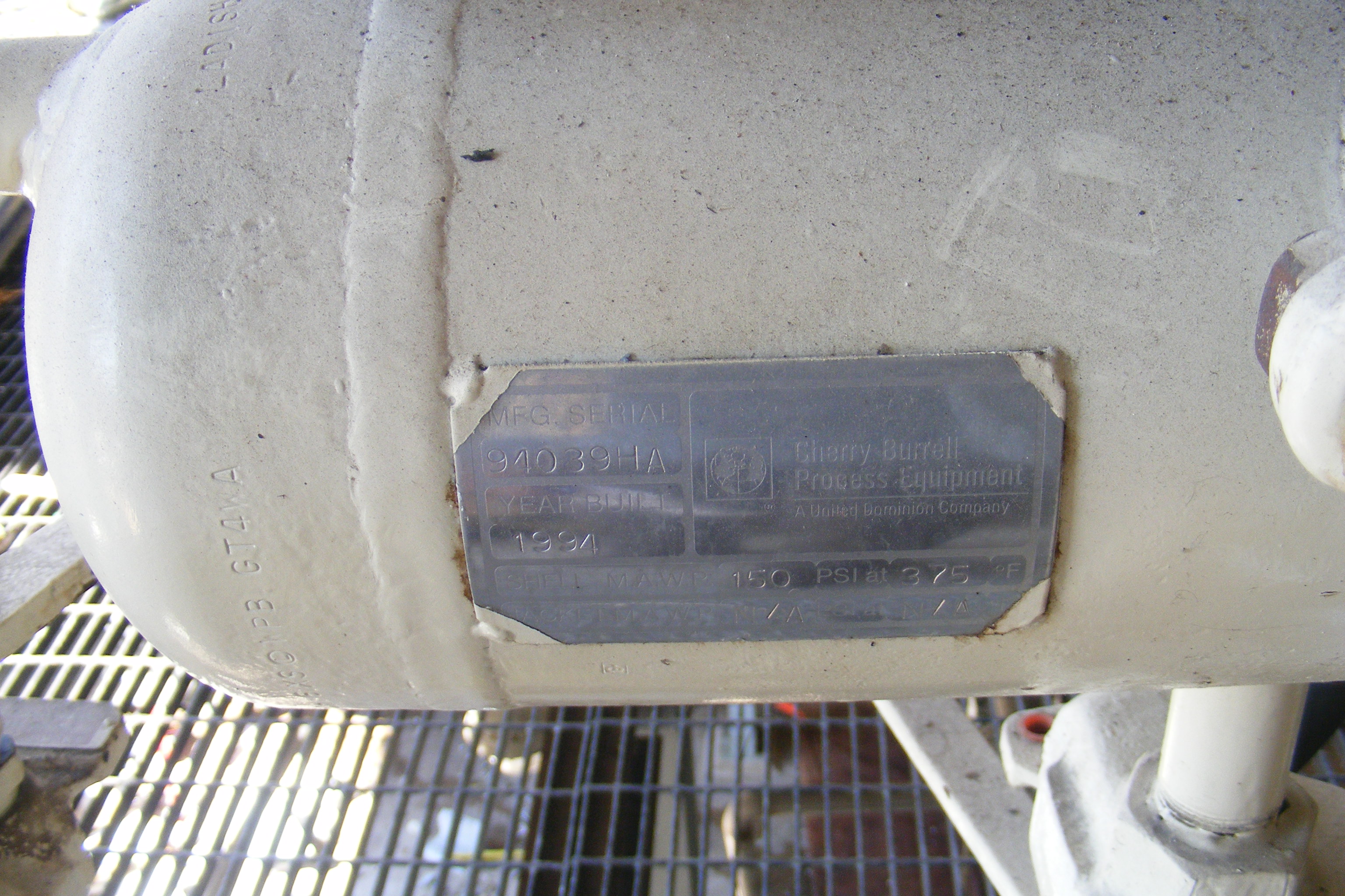  Stainless Steel 304  Votator 0.07 m² (0.75 ft²) For Sale - IPP# 222598