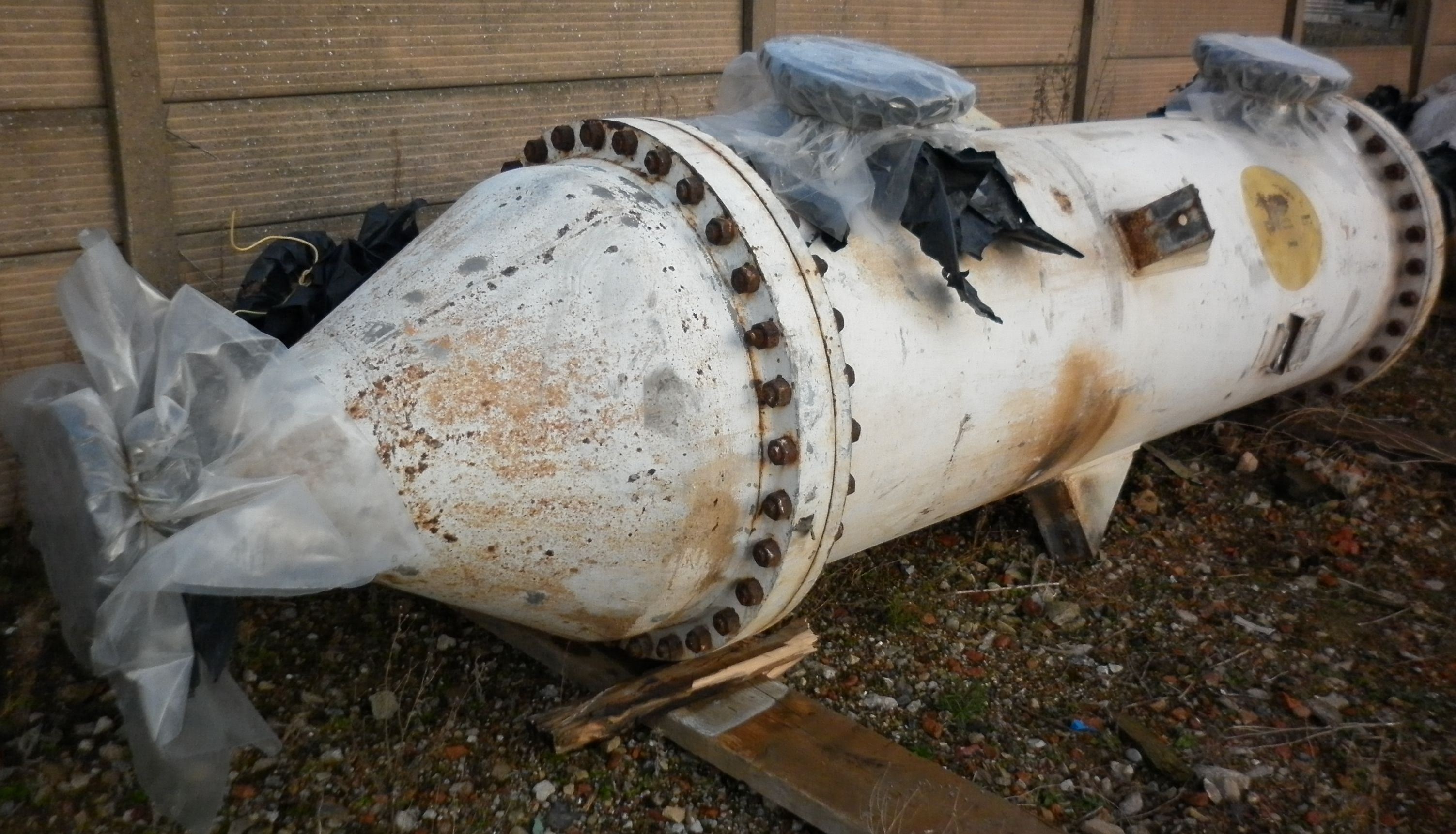 Stainless Steel 316 Clad Mechanica Sarda BEM Shell and Tube Heat Exchanger - IPP# 222663