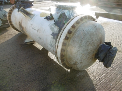  Shell and Tube Heat Exchanger 98.5 m² (1,050 ft²) Stainless Steel 316 For Sale - IPP# 222670