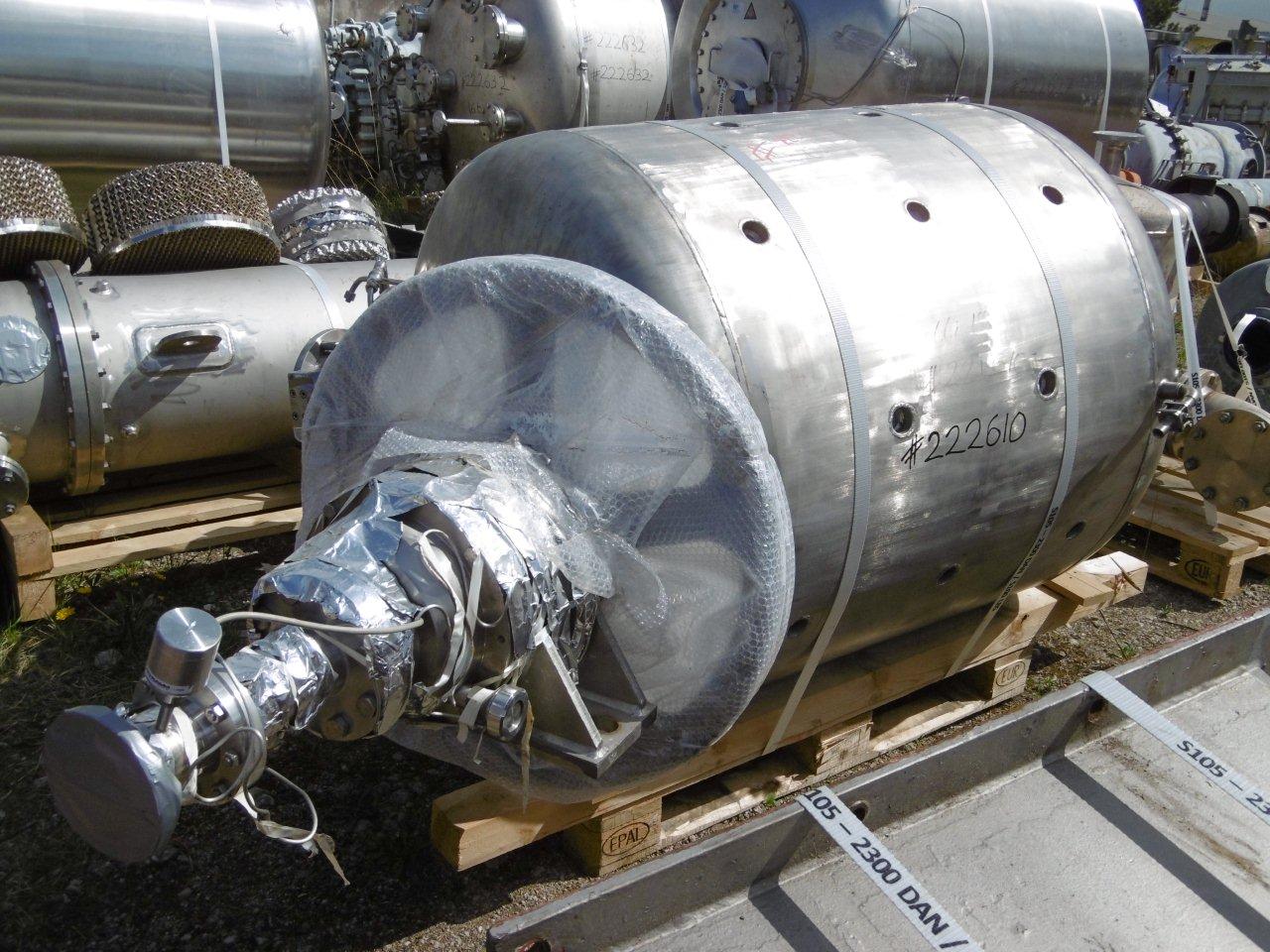   Dryer-Twin Shell & Double Cone 1 m3 (35.3 ft3) Stainless Steel Austenitic For Sale - IPP# 222610