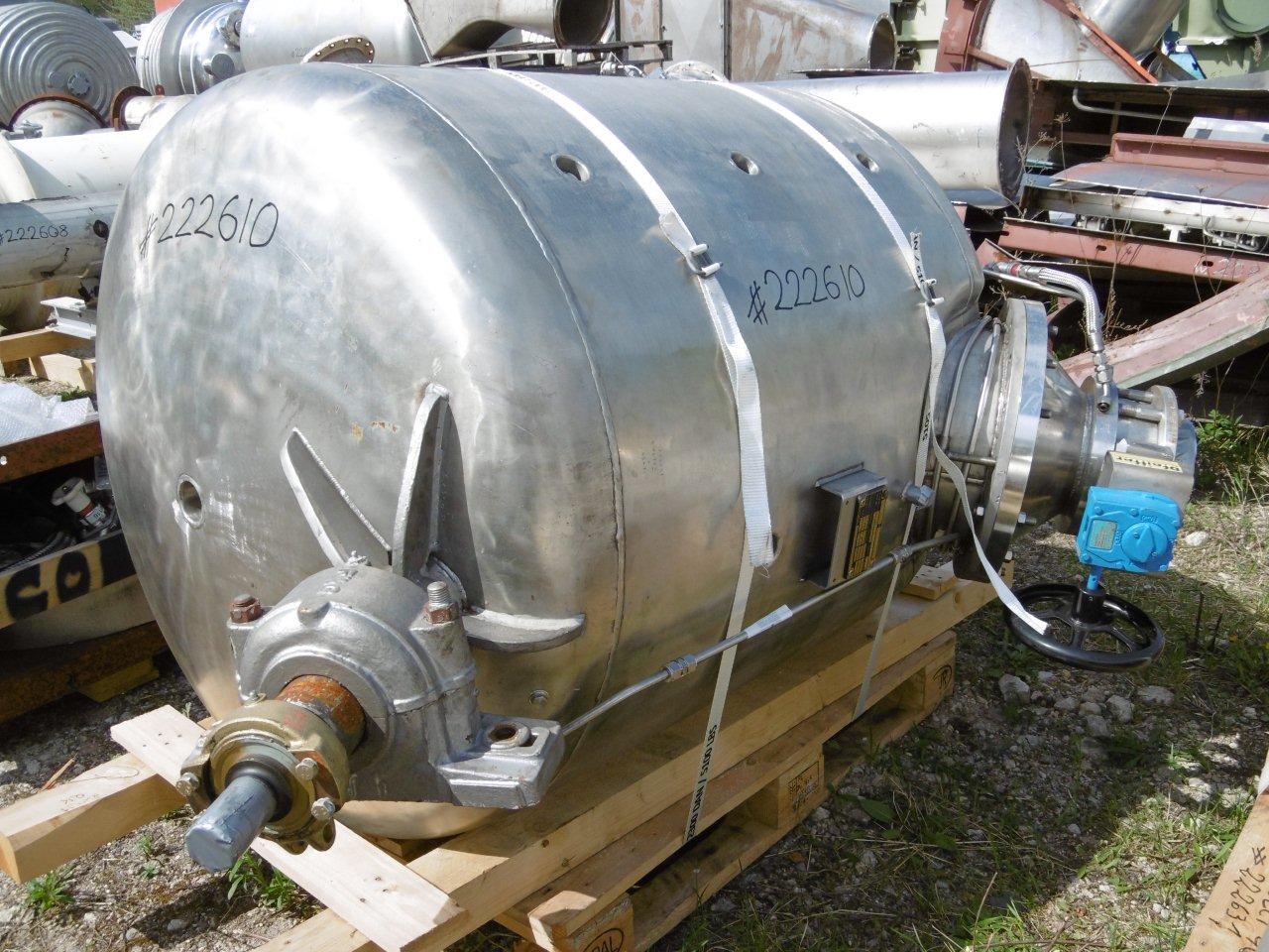   Dryer-Twin Shell & Double Cone 1 m3 (35.3 ft3) Stainless Steel Austenitic For Sale - IPP# 222610