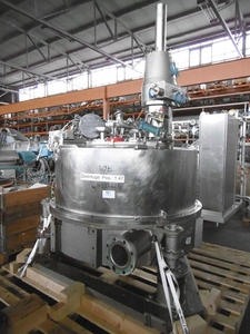  Stainless Steel 316 Manual Discharge-Top Centrifuge-Basket 1,250 mm (49.2 in) For Sale - IPP# 222623