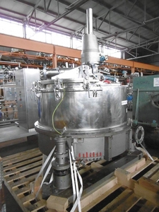  Stainless Steel 316 Manual Discharge-Top Centrifuge-Basket 1,250 mm (49.2 in) For Sale - IPP# 222623