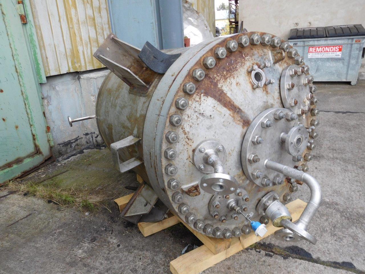  Stainless Steel Austenitic Hydrogenation Reactor 1,240 L (327.6 gallons) For Sale - IPP# 222961