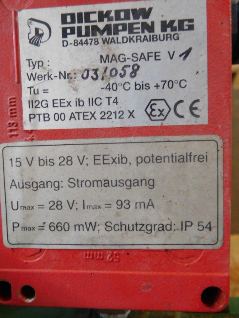 Stainless Steel Austenitic Dickow Pumpen NMLhx26/210 Centrifugal Pump - IPP# 222962