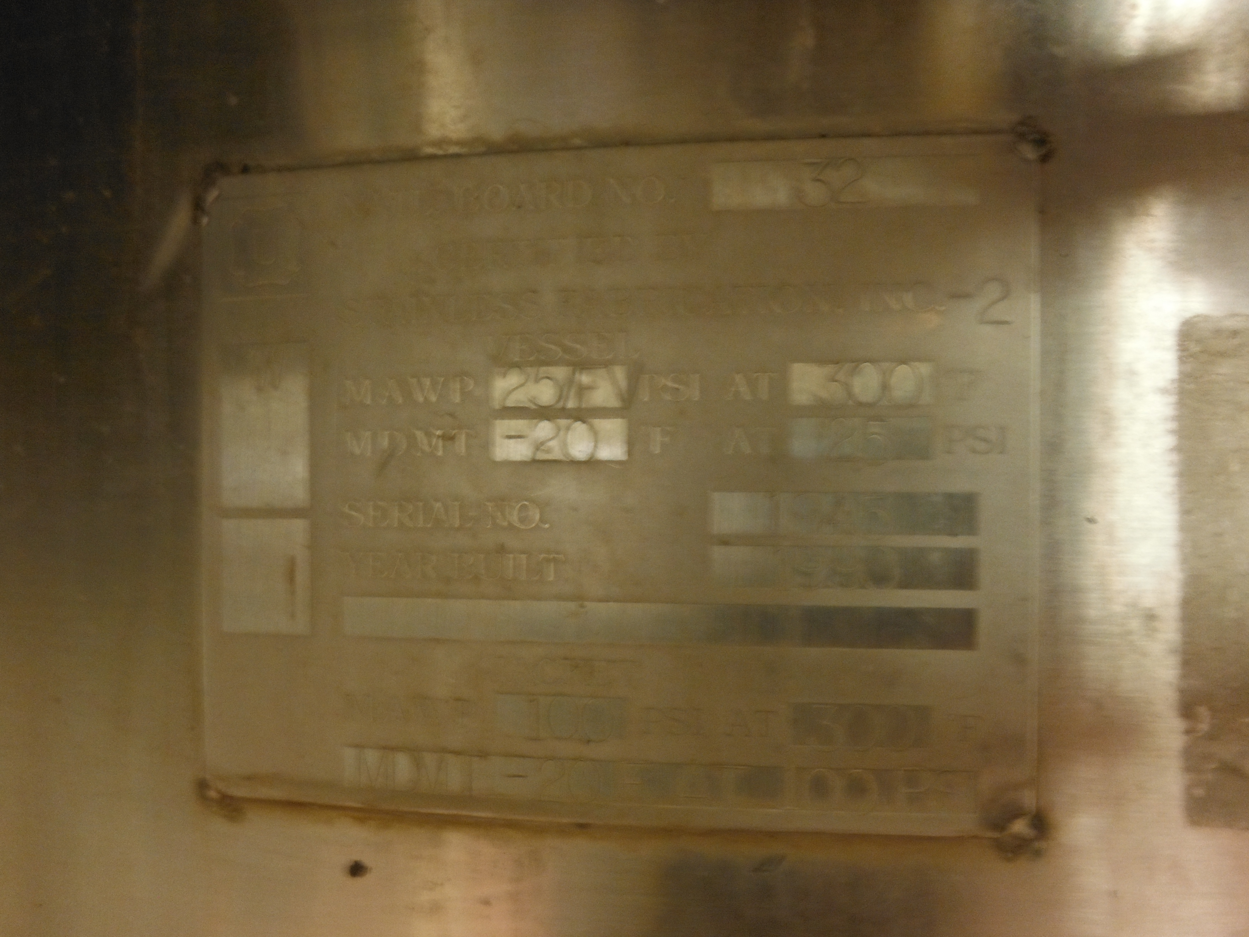  Stainless Steel 316  Mixer-Intensive 1,300 L (343.4 gallons) For Sale - IPP# 223148