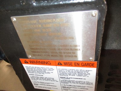  Carbon Steel  Blower 4,417 m3/h (2,600 CFM) For Sale - IPP# 235286