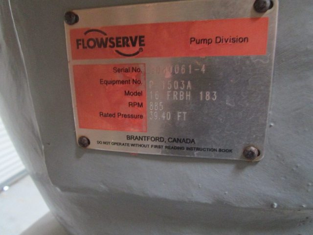 Unused Centrifugal Pump 1,800 m3/h (7,900 GPM) Stainless Steel 316 For Sale - IPP# 235397