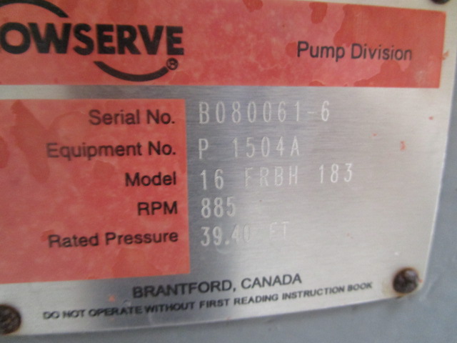 Unused Stainless Steel 316 Centrifugal Pump 1,800 m3/h (7,925 GPM) For Sale - IPP# 235399
