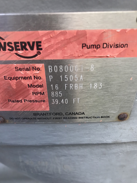 Unused Stainless Steel 316 Centrifugal Pump 1,800 m3/h (7,925 GPM) For Sale - IPP# 235401