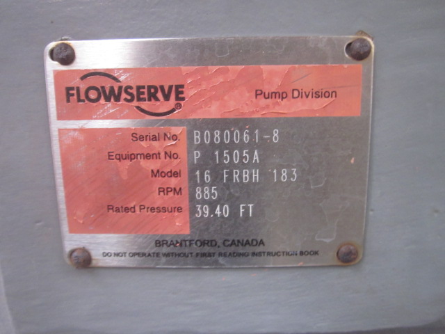 Unused Stainless Steel 316 Centrifugal Pump 1,800 m3/h (7,925 GPM) For Sale - IPP# 235401