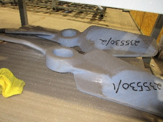 Cryo-Lock Blades Glass Lined Parts