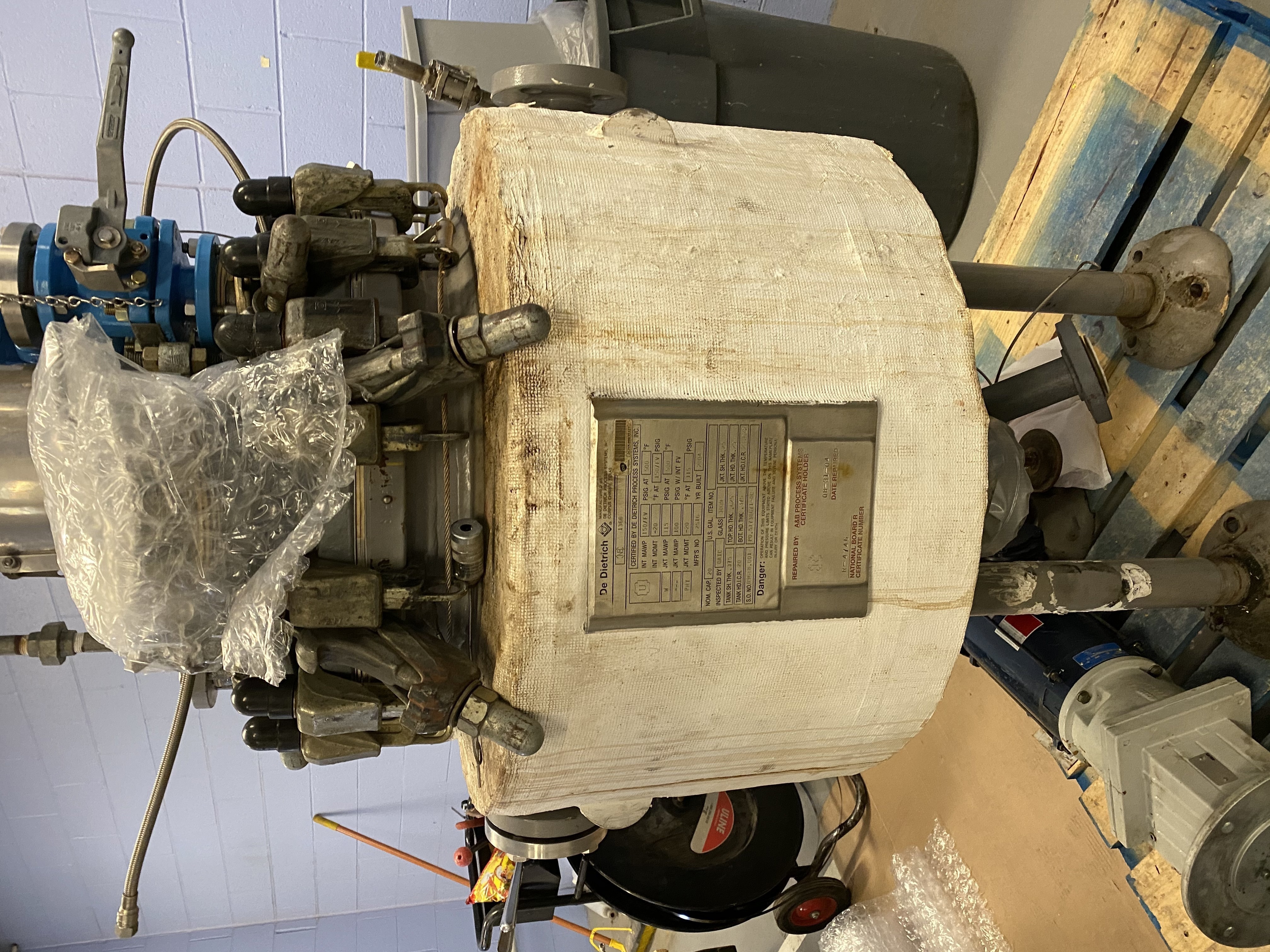 Glasslined DeDietrich CTJ Batch-Type Agitated Reactor - IPP# 235701