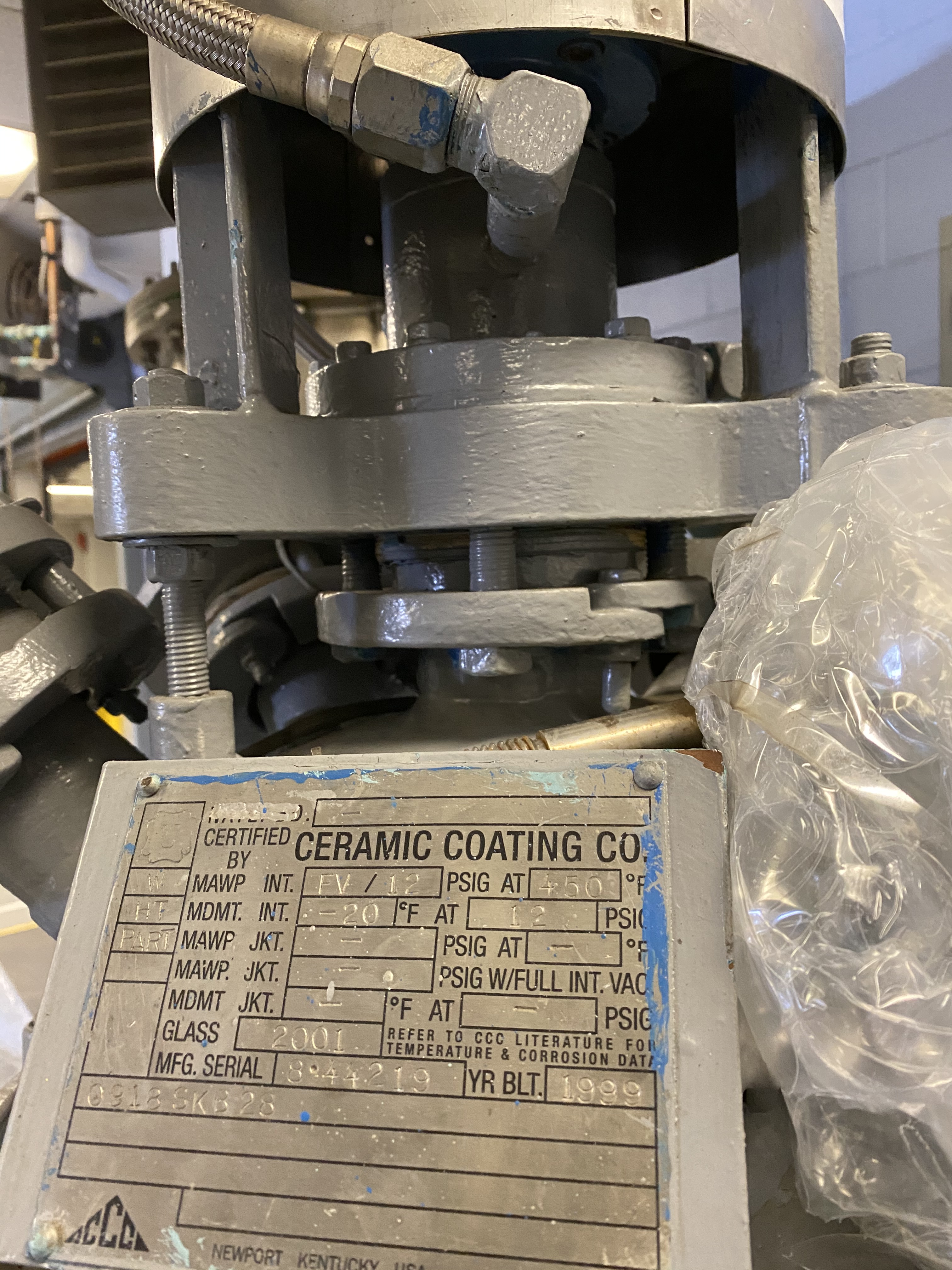 Glasslined Pfaudler Batch-Type Agitated Reactor - IPP# 235702